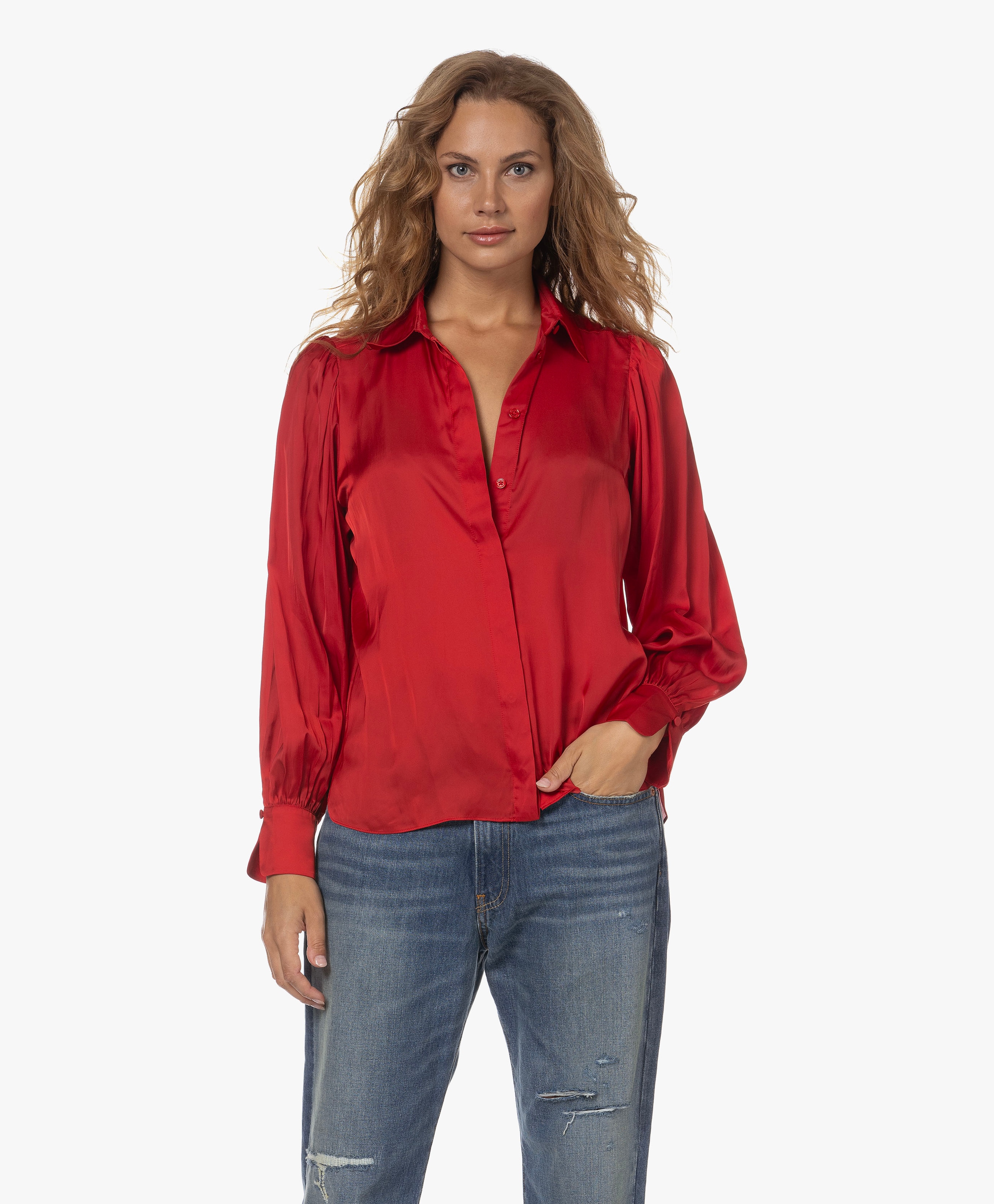 Trenta Satin Blouse