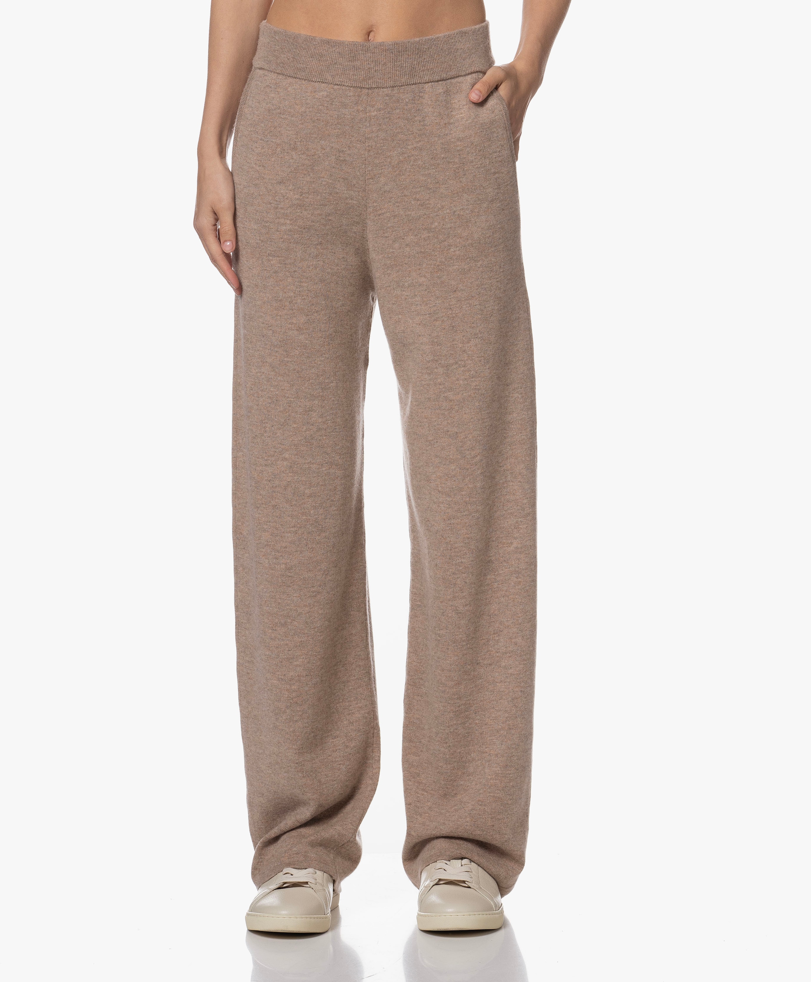 Fine Knit Wool Blend Pants