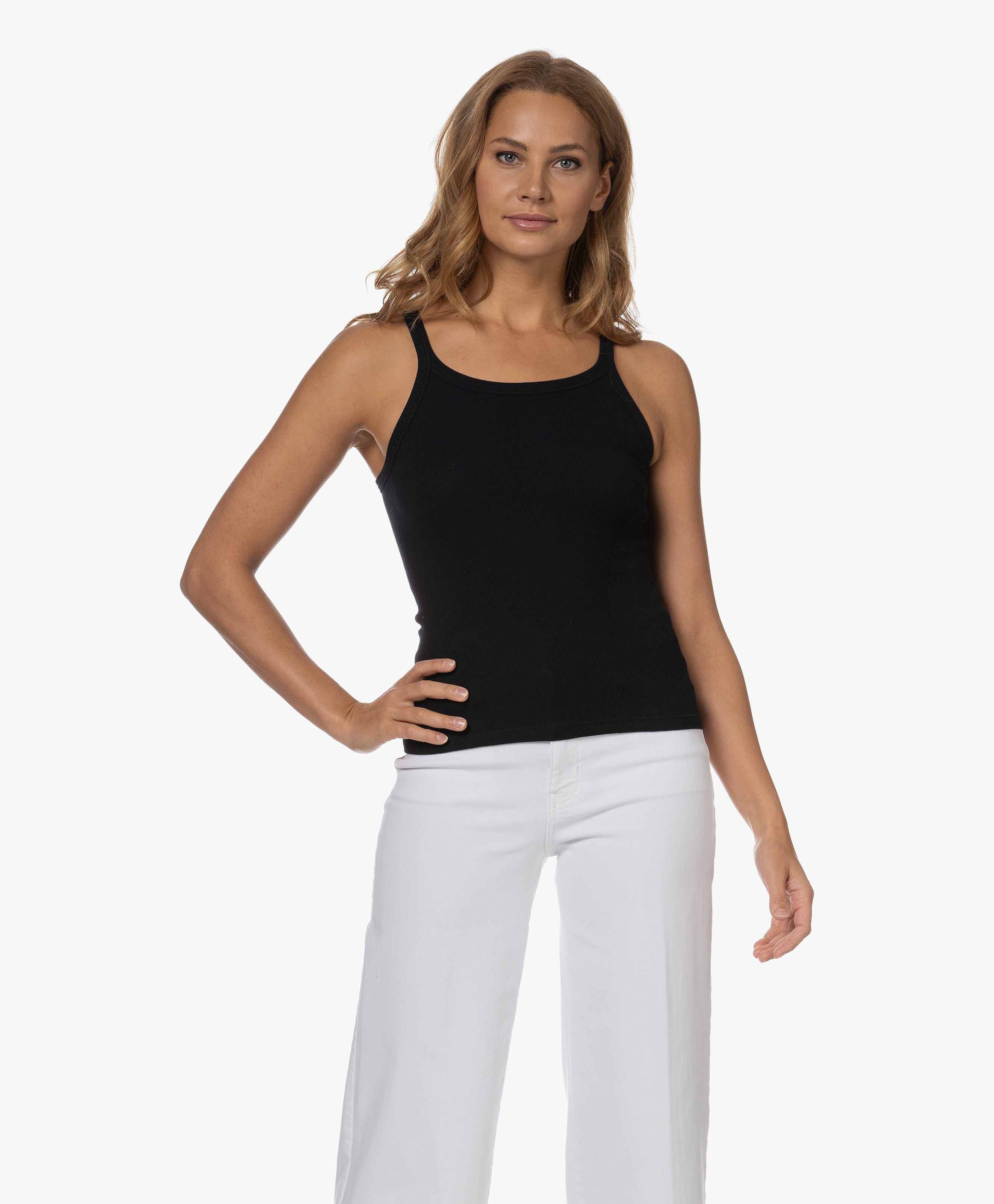 Palisso Ribgebreide Katoenen Tanktop