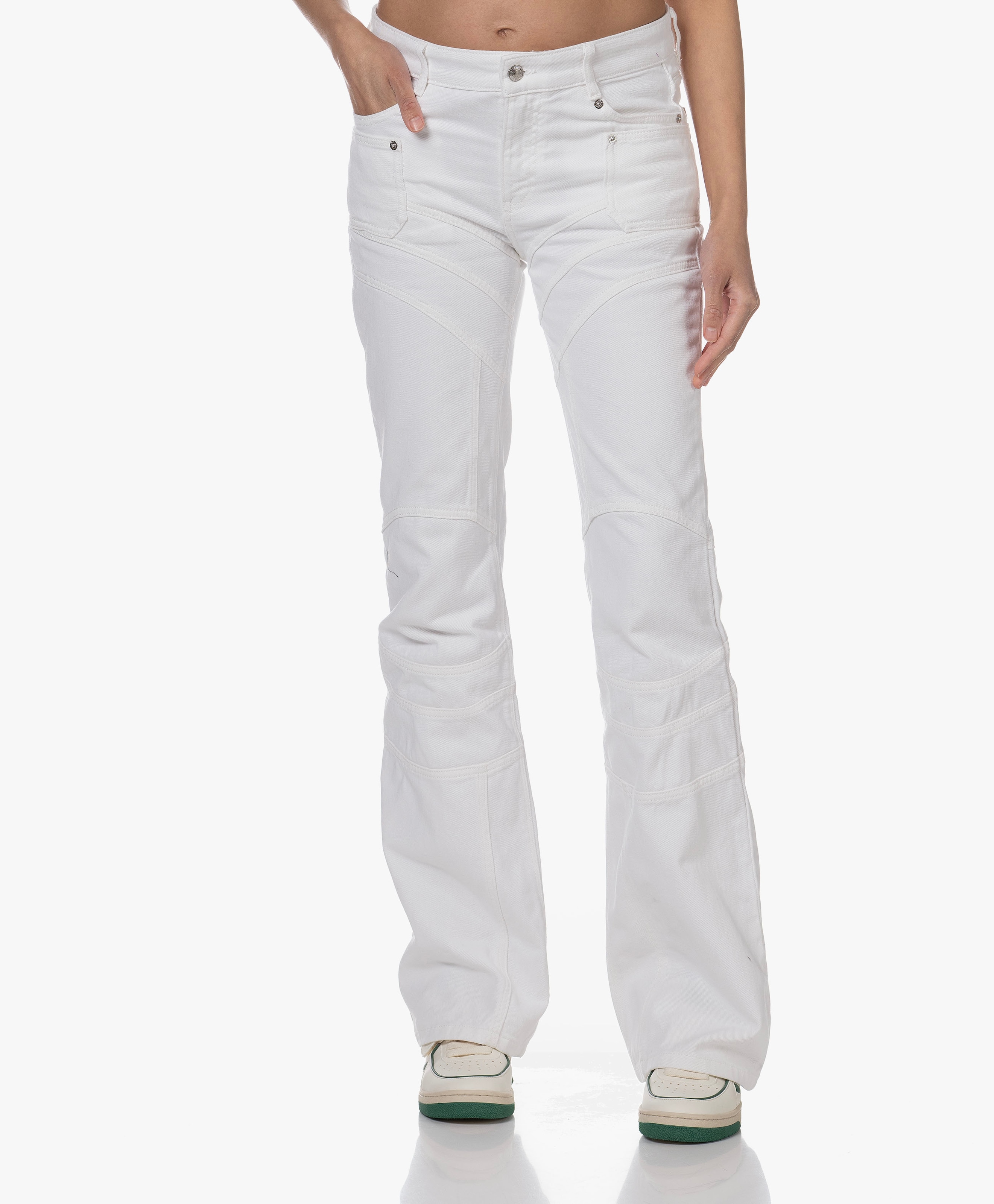 Elvira Flared Jeans met Deelnaden