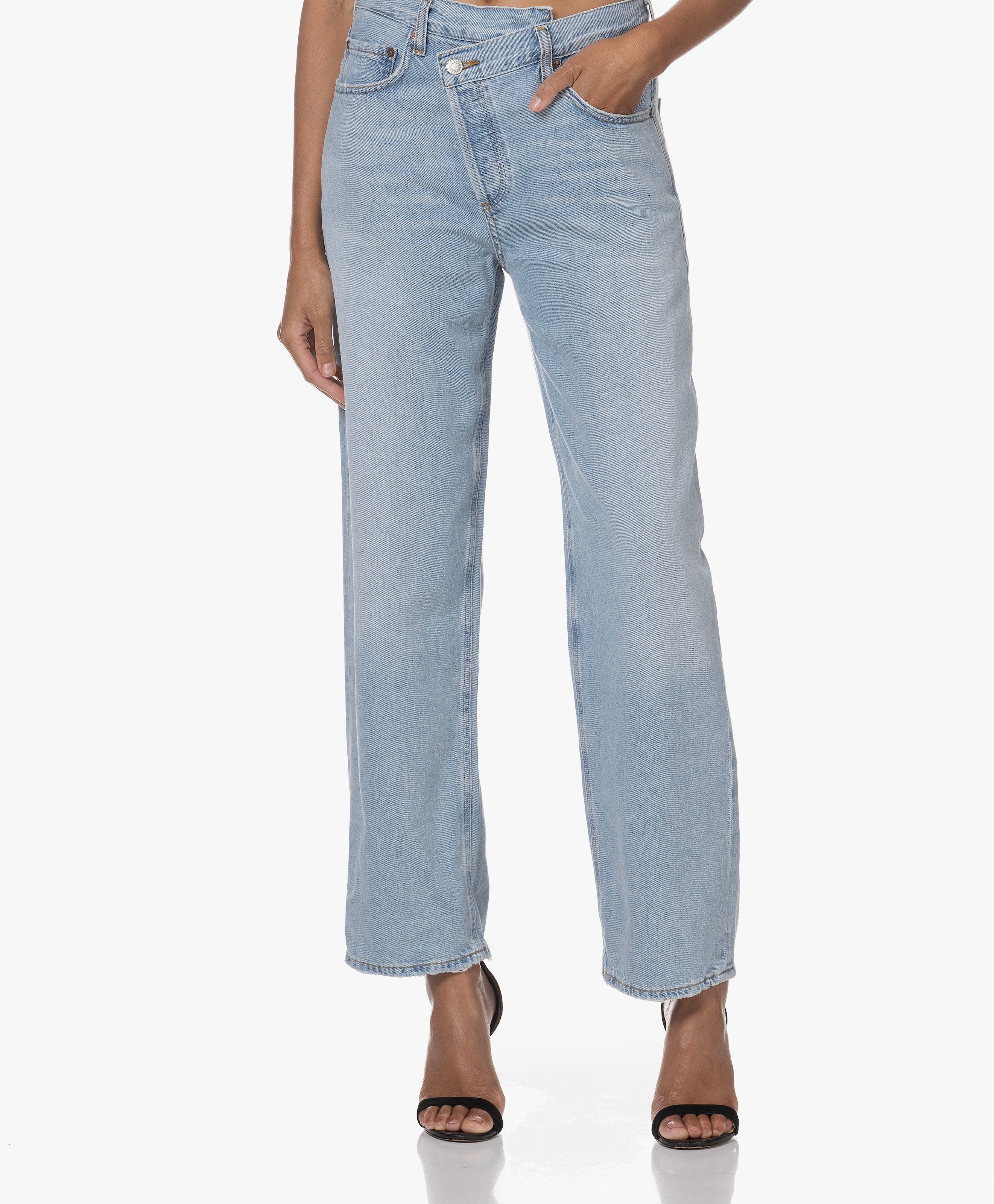 Criss Cross Relaxed-fit Jeans