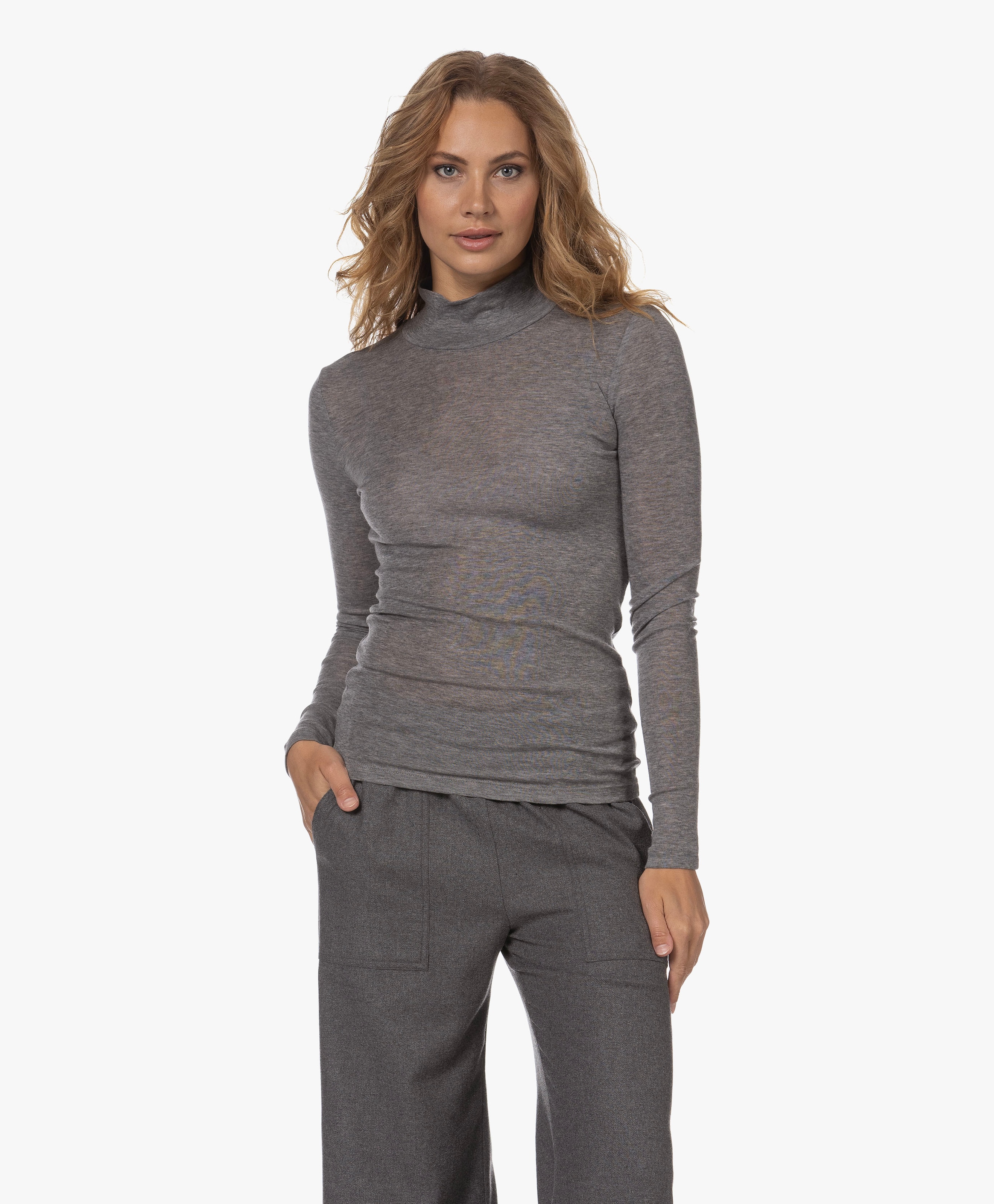 Sadou Wool Blend Turtleneck