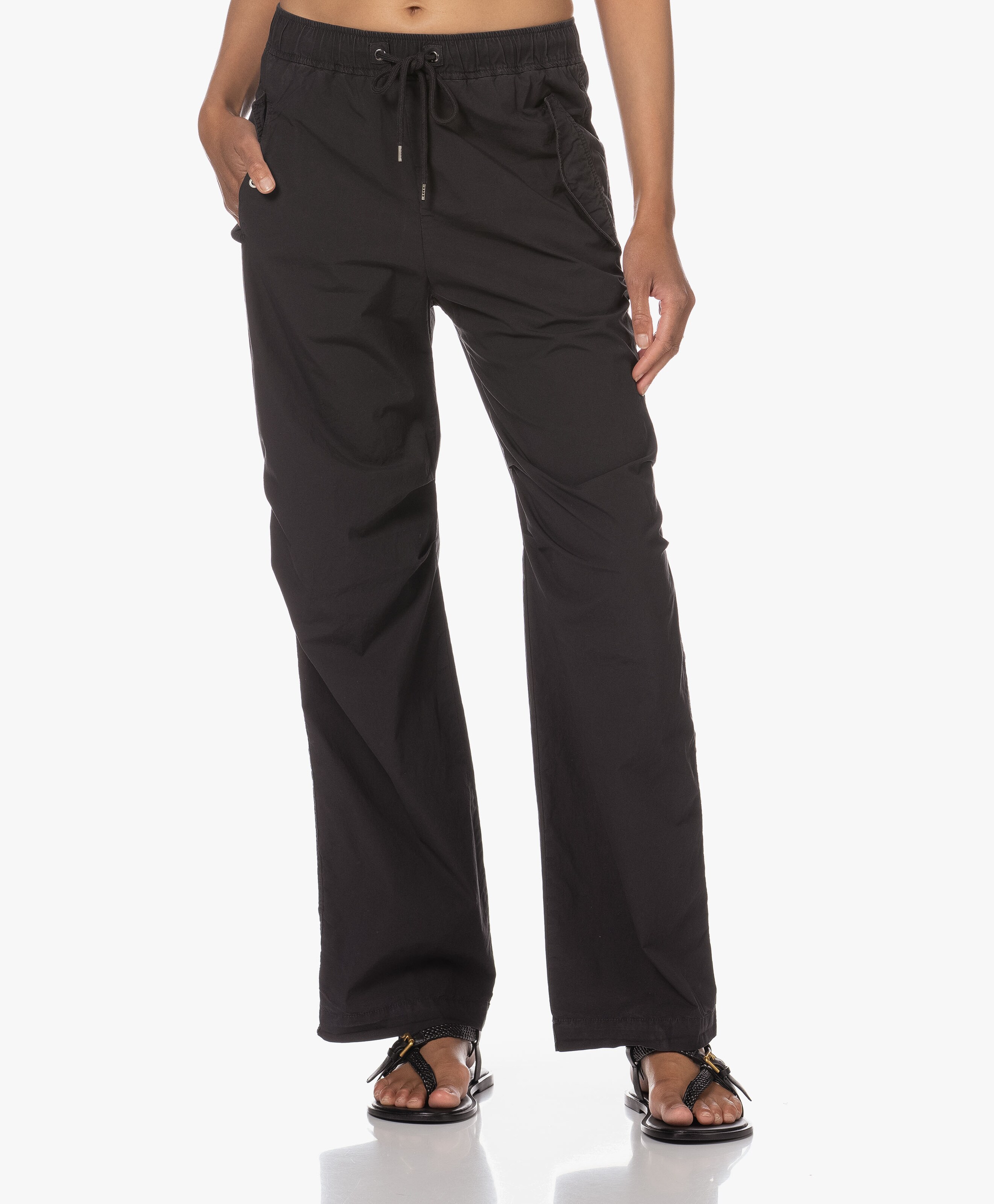 Supima Stretch Poplin Parachute Broek