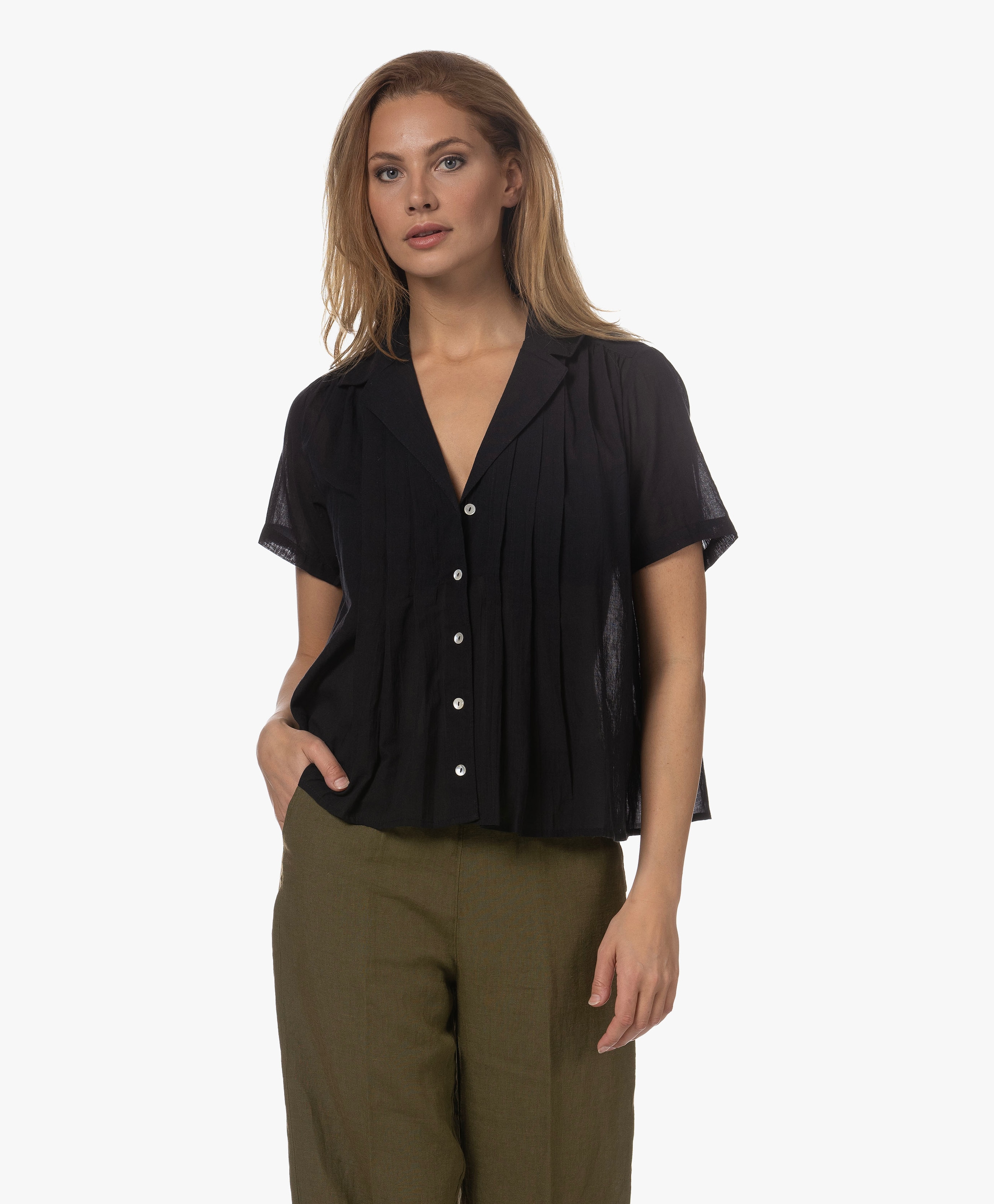 Chelo Katoenvoile Blouse