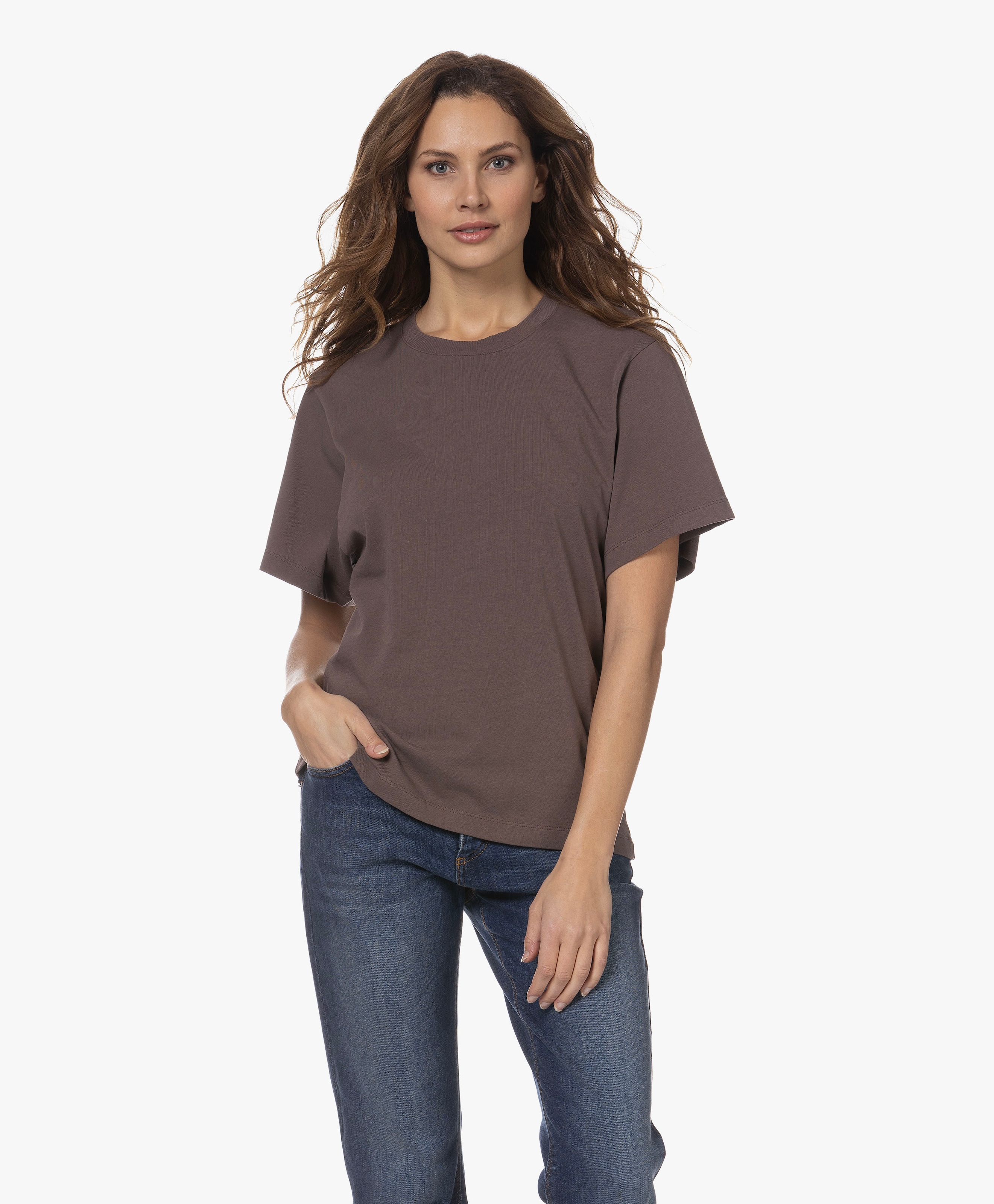 Edjy T-shirt met Cut-Out Achter