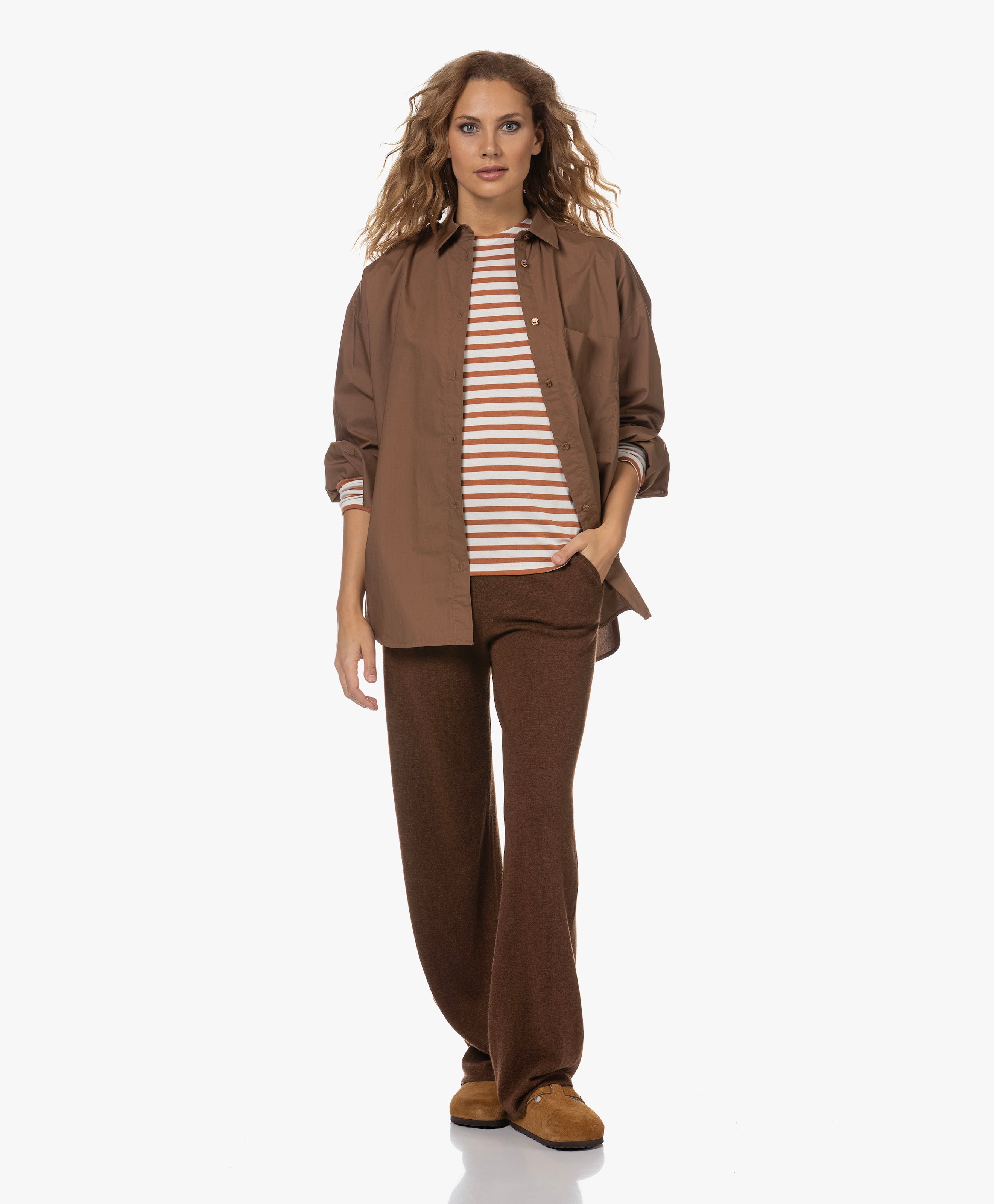 Derris Oversized Overhemdblouse