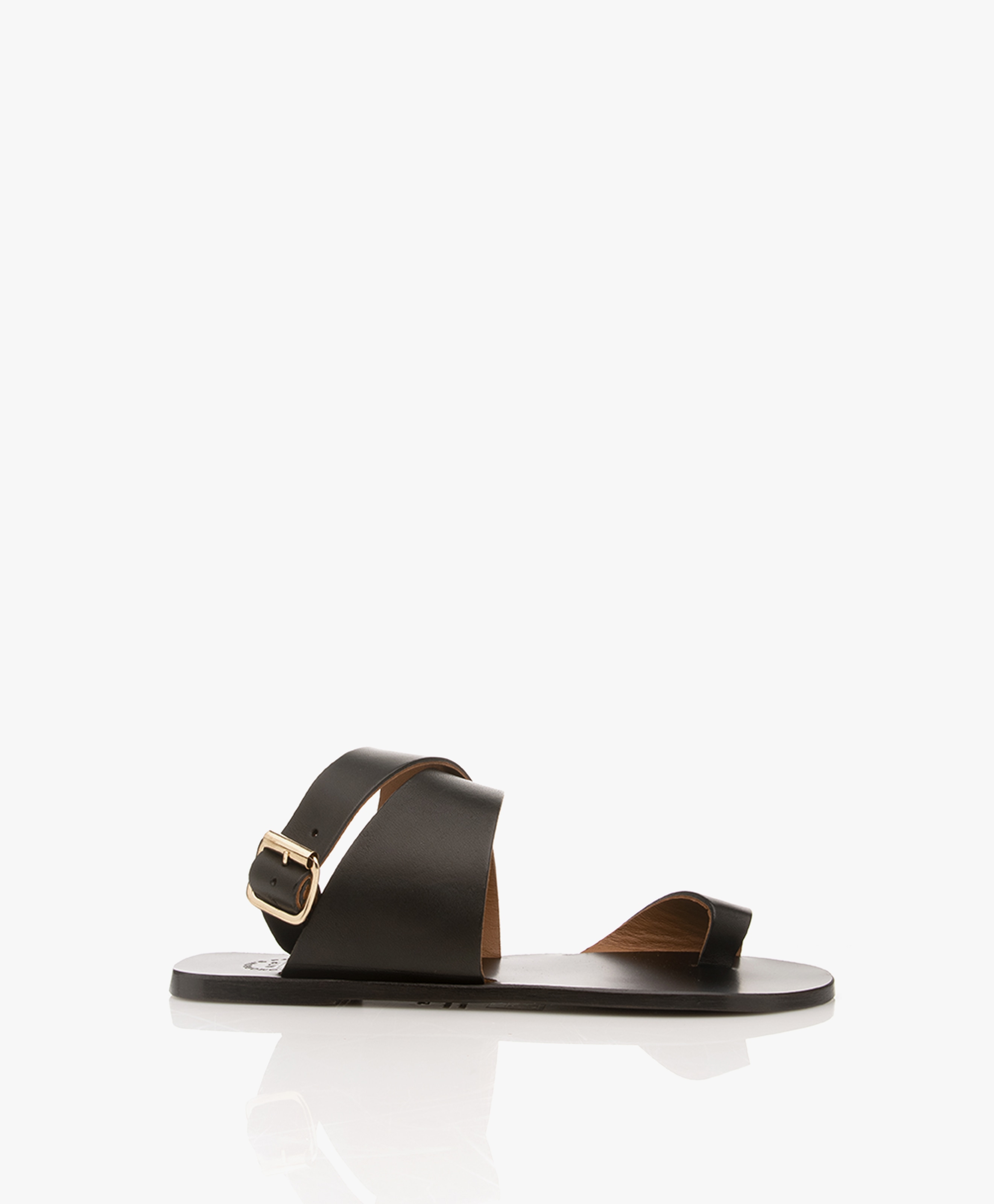 Montagano Leren Sandalen