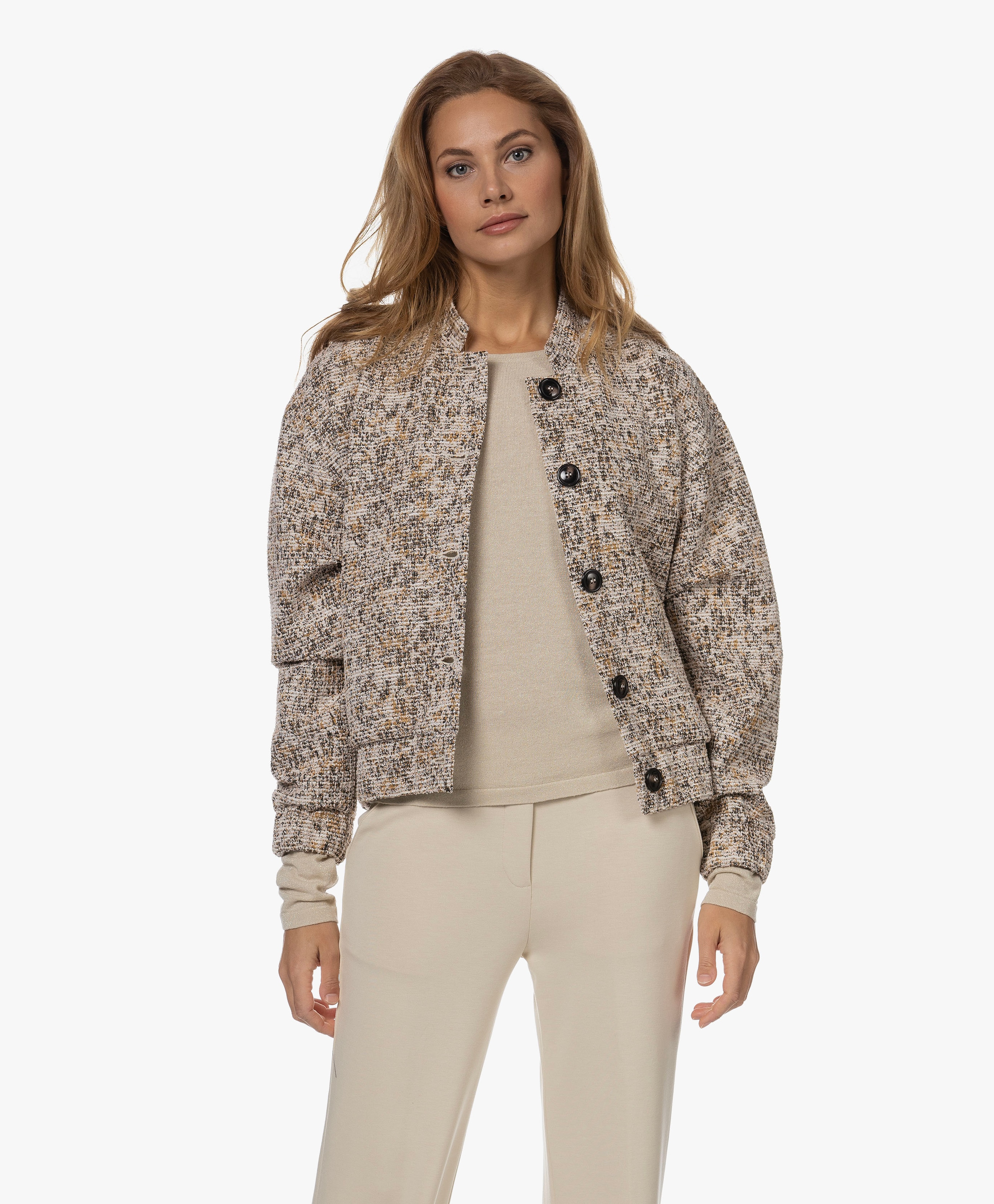 Tara Bouclé Bomber Jack
