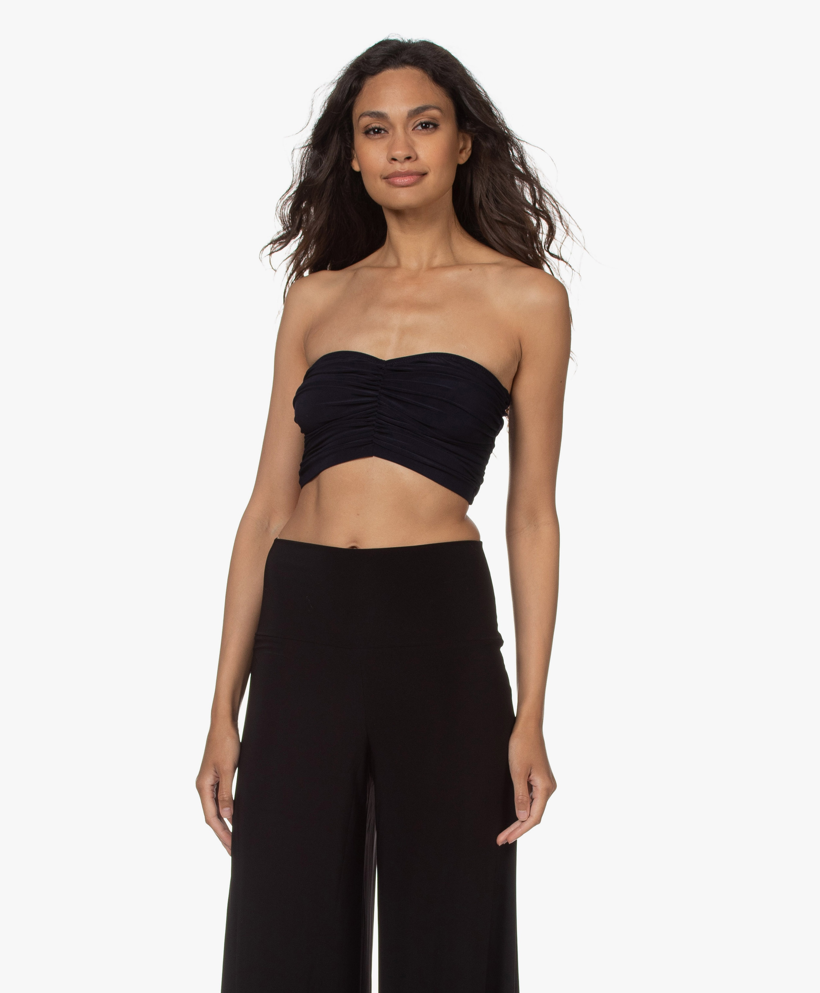 Crêpe Jersey Bandeau Top