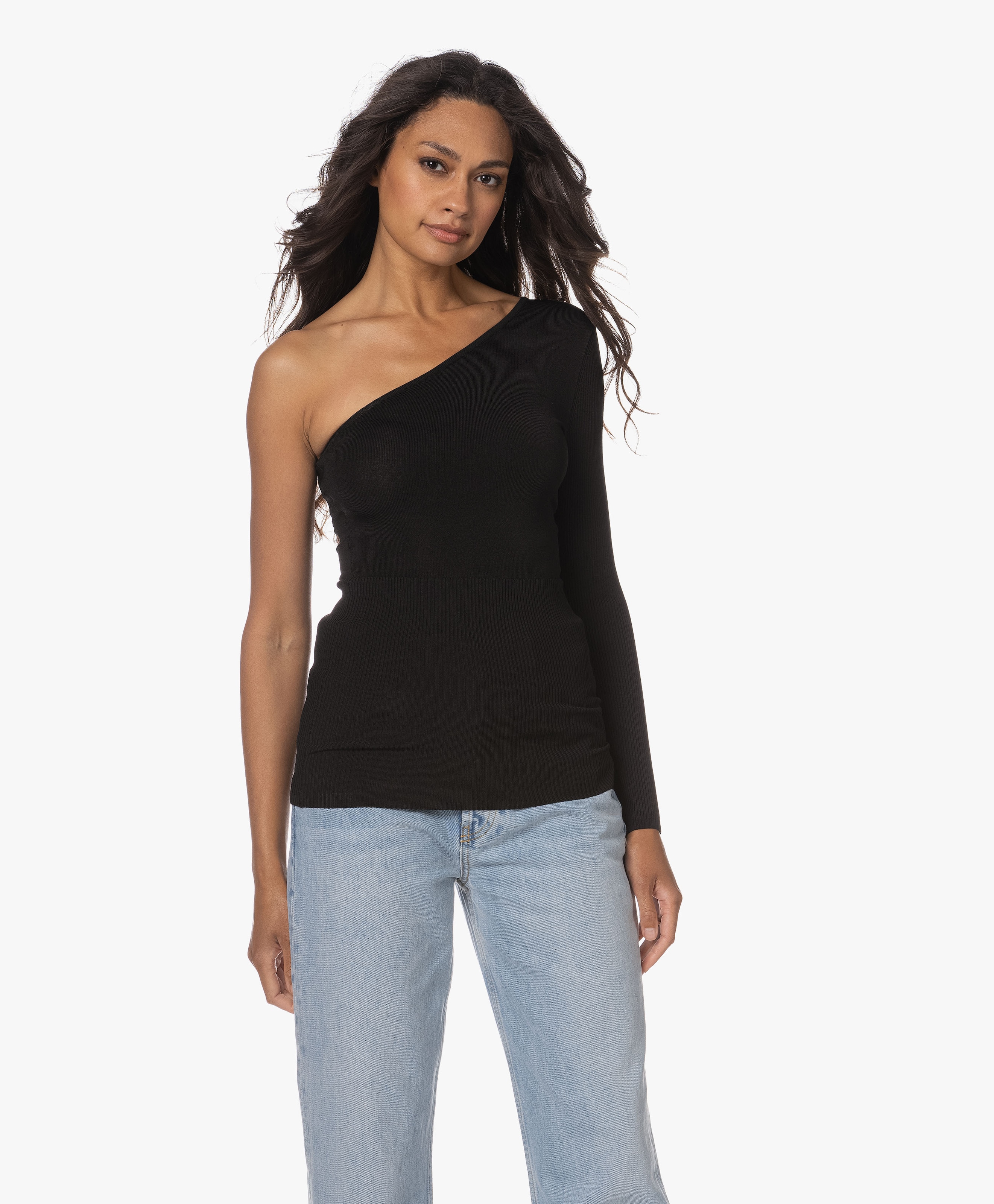 Sitala Zijdemix One-Sleeve Top