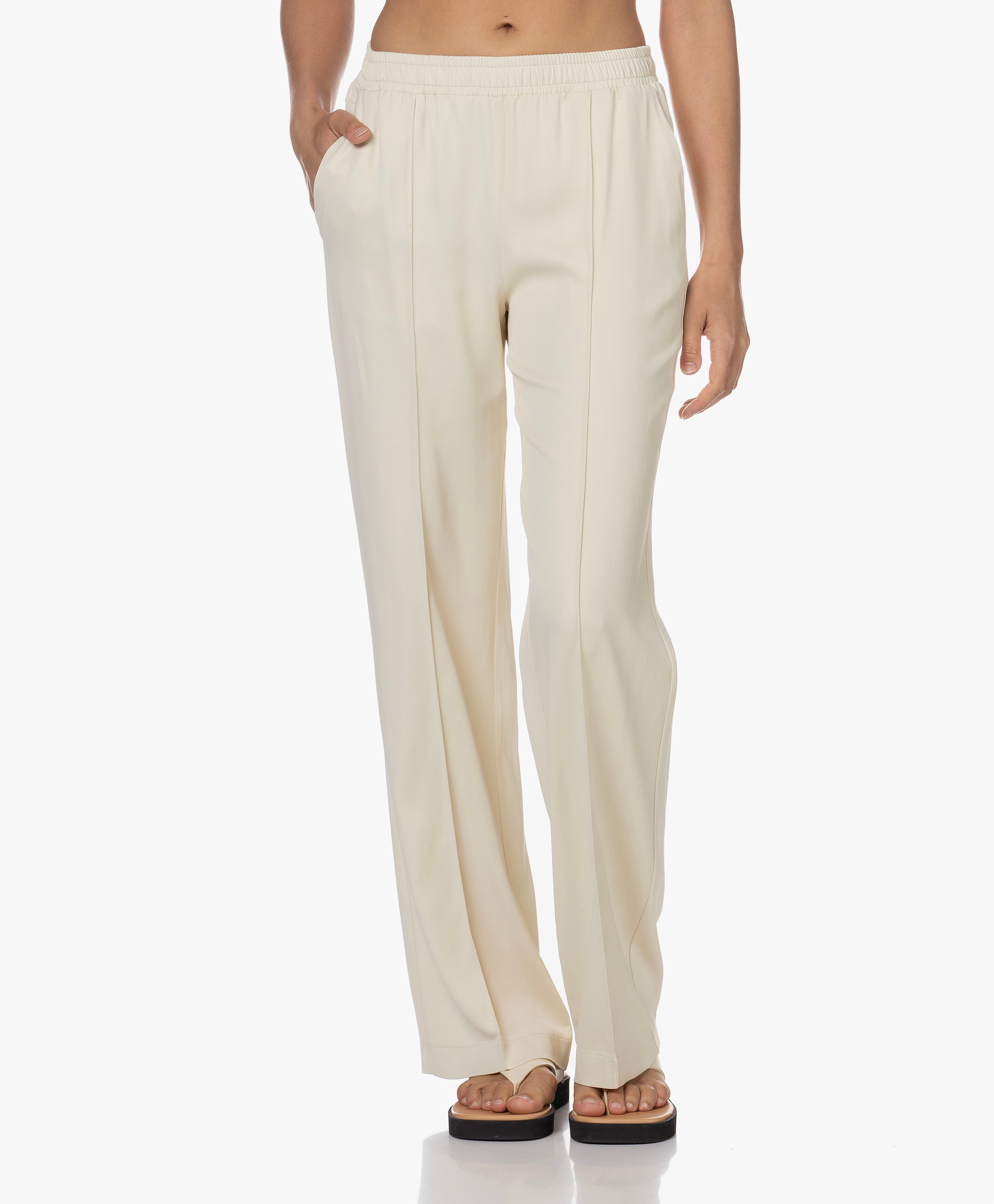 Dora Stretch Satijnen Pull-on Broek