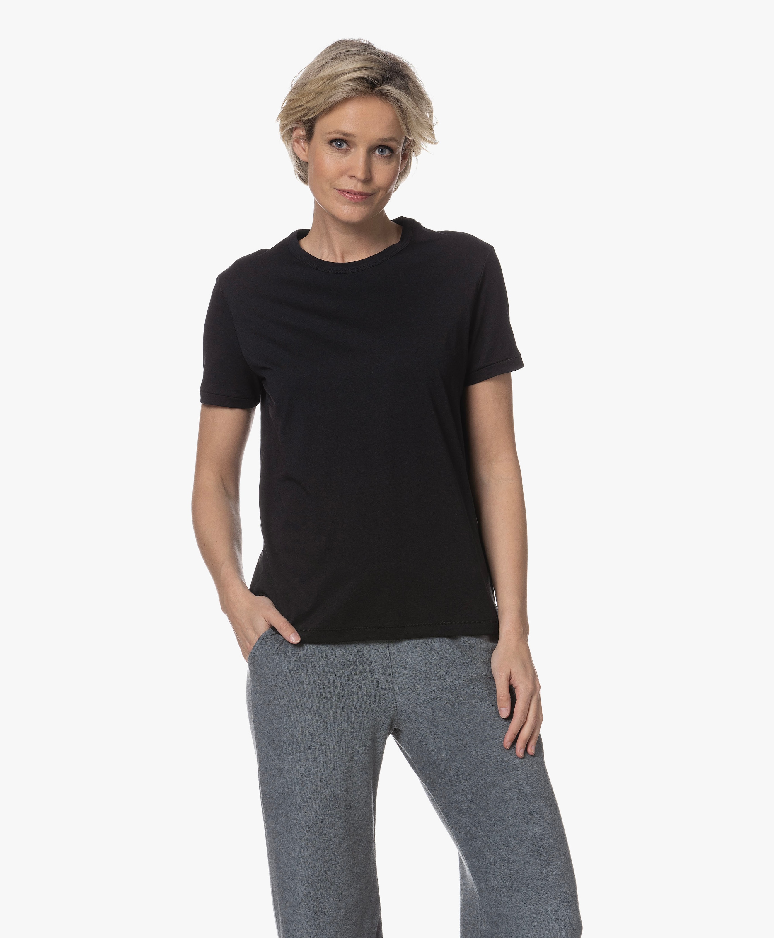 Lyocell Mix Jersey T-shirt