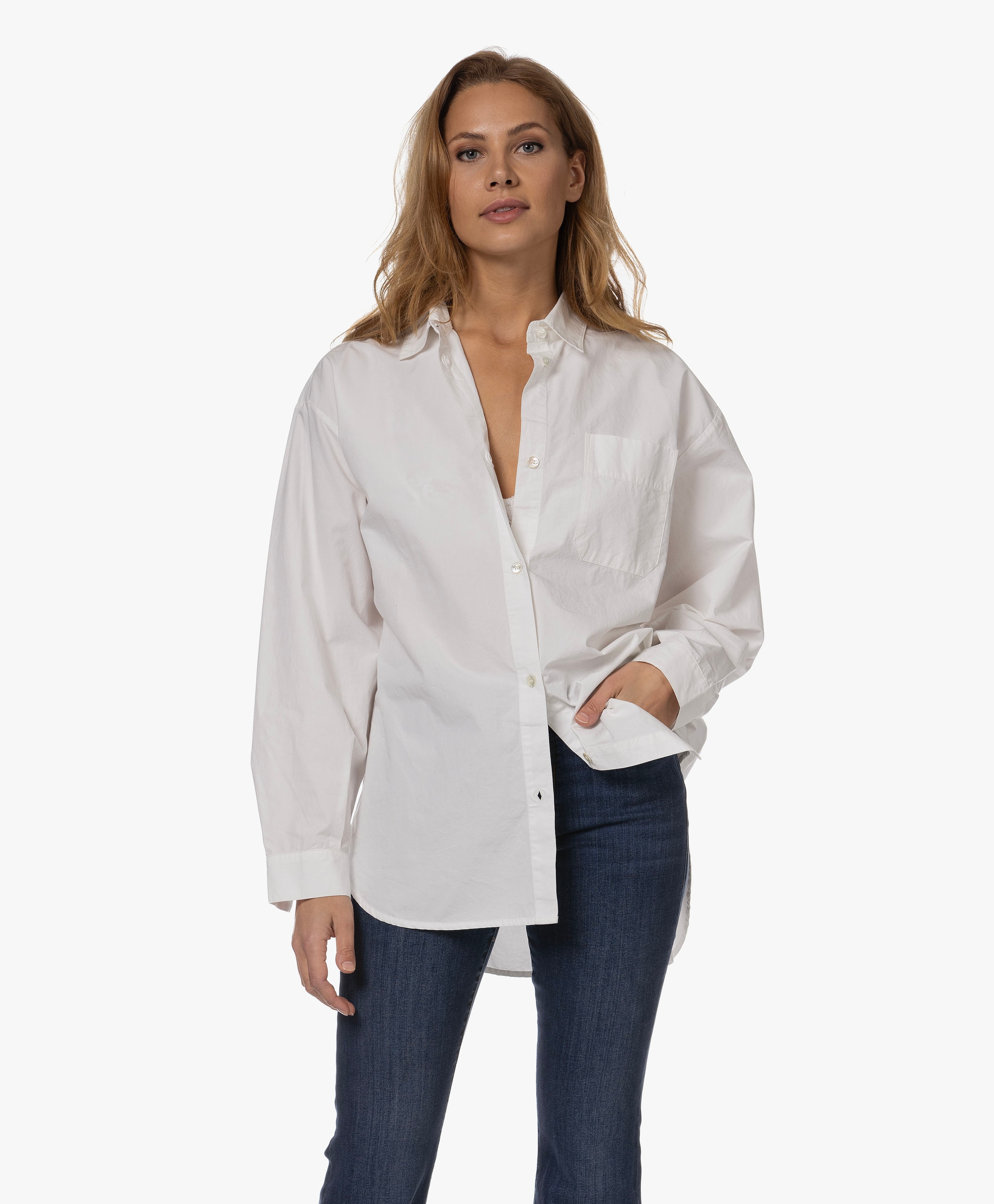 Astrid Poplin Overhemdblouse