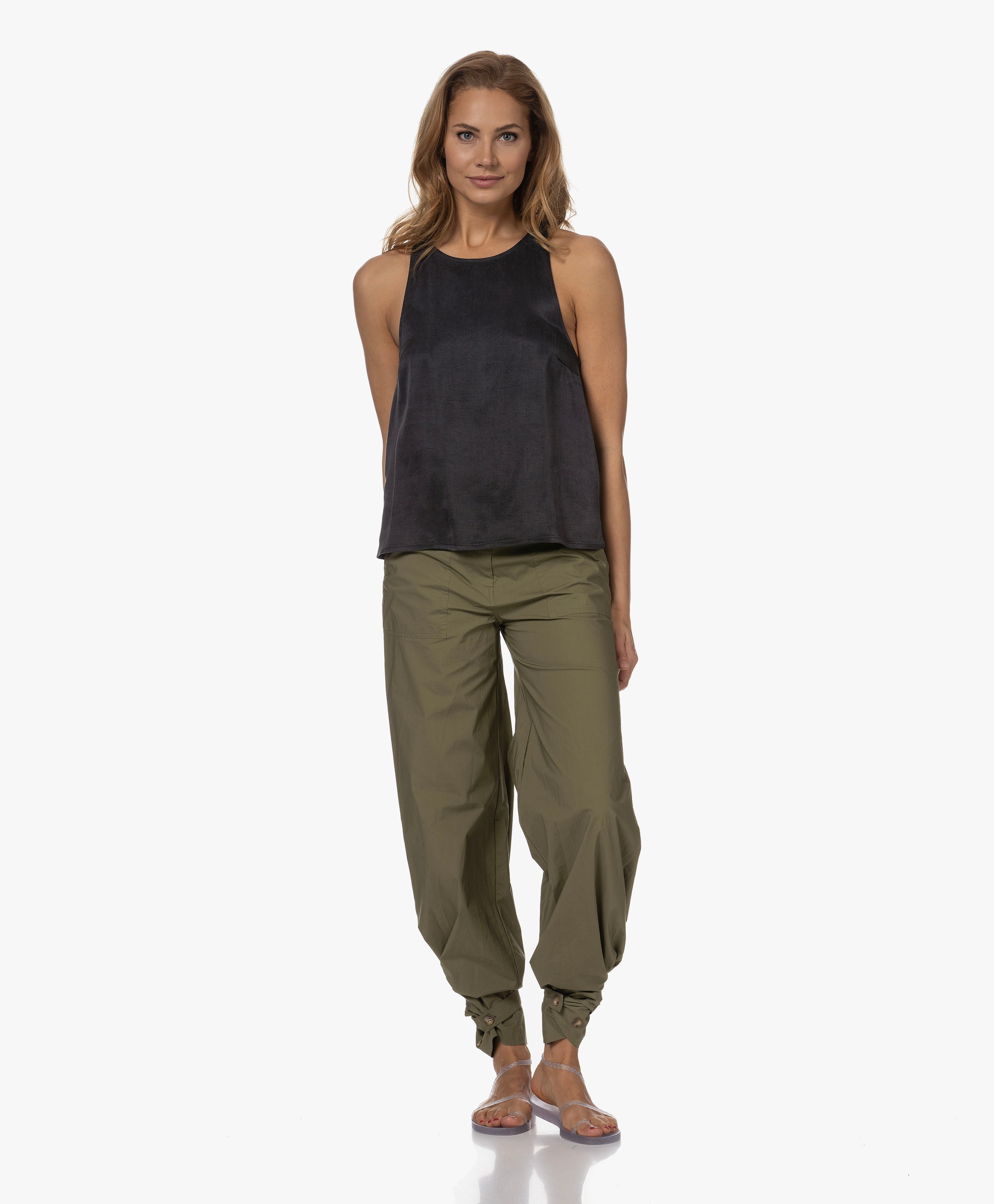 Judith Paper Cotton Pantalon