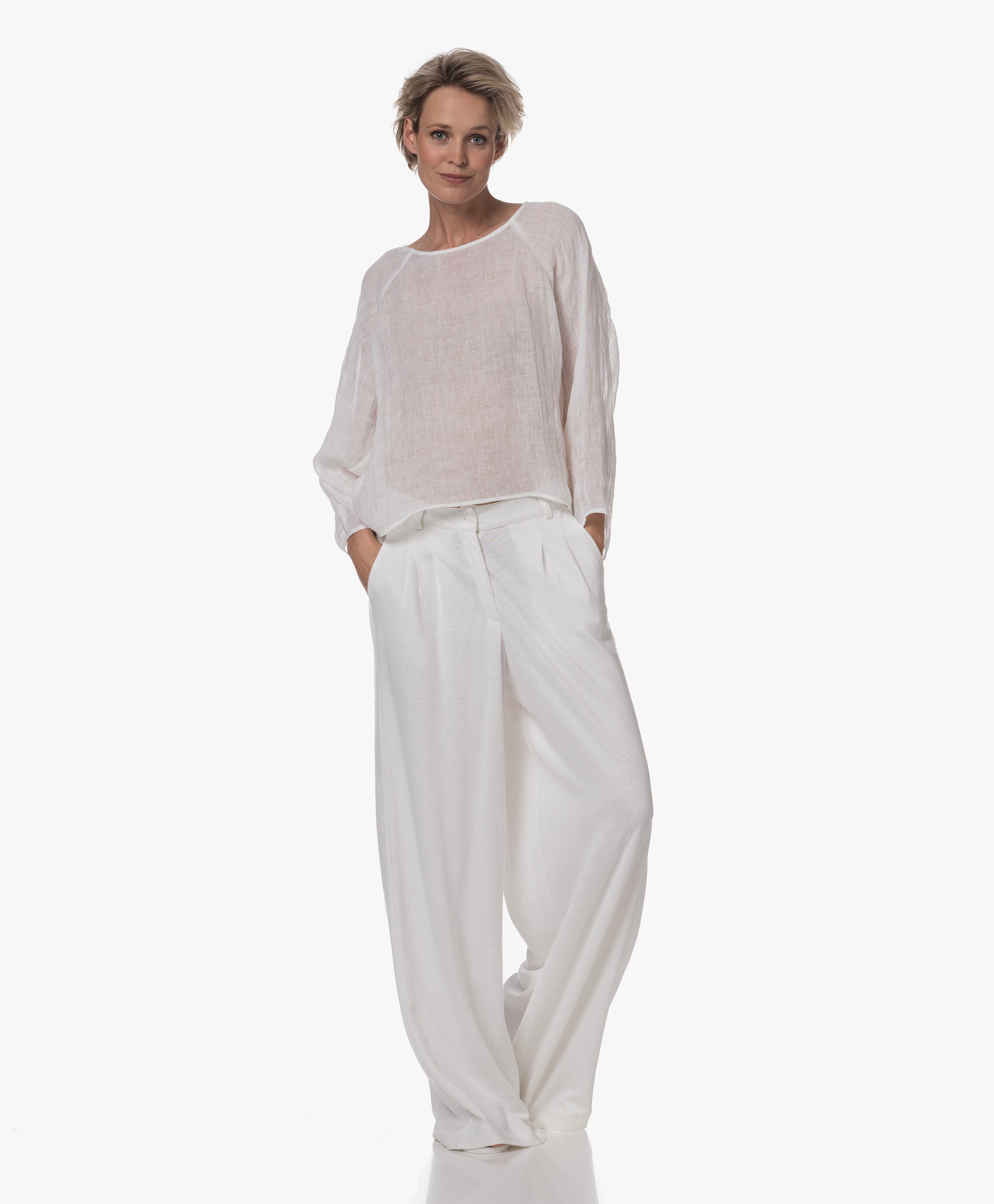 Nialini Linnen Blouse