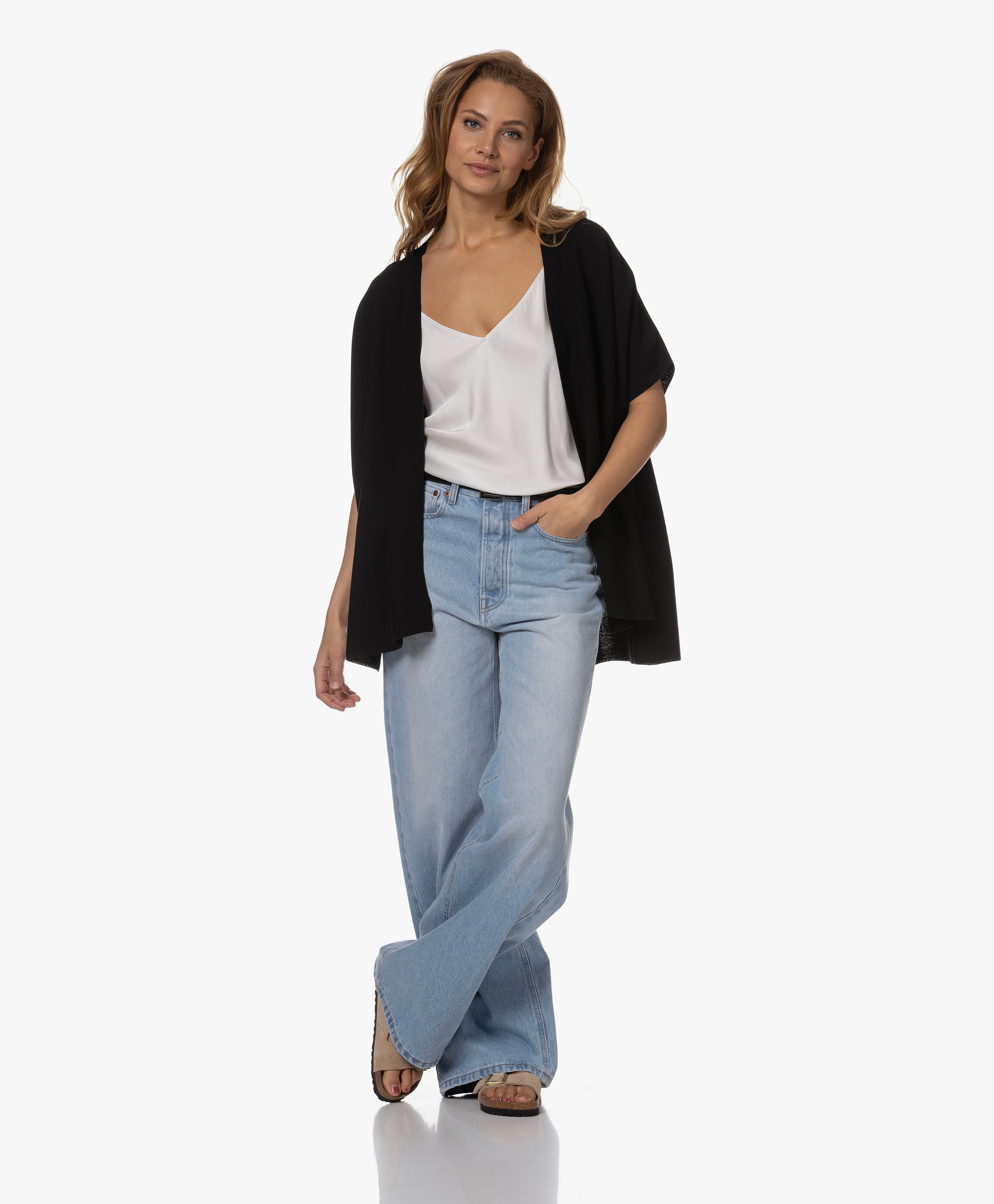 Open Knitted Cardigan