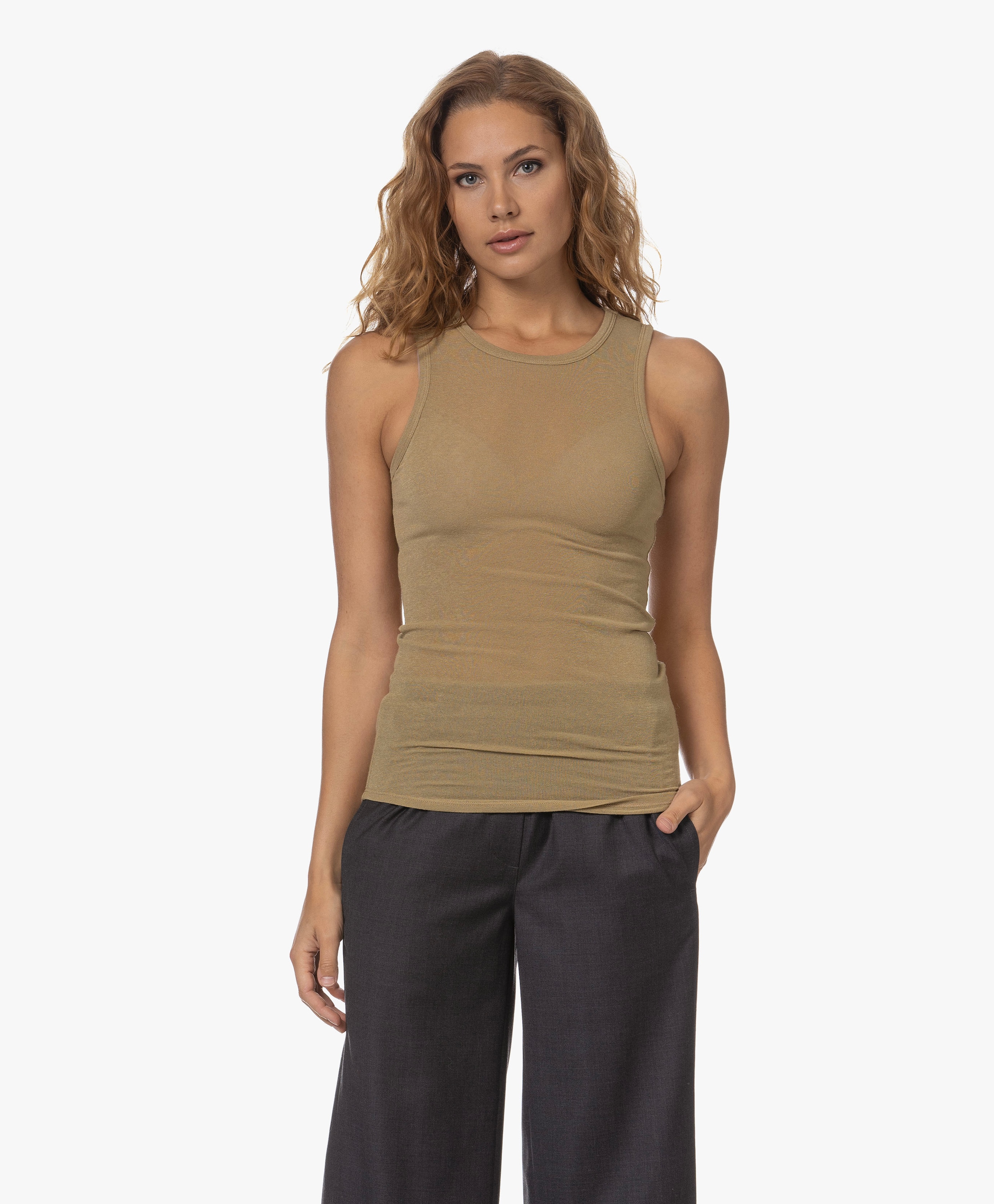 Alberte Mouwloze Top