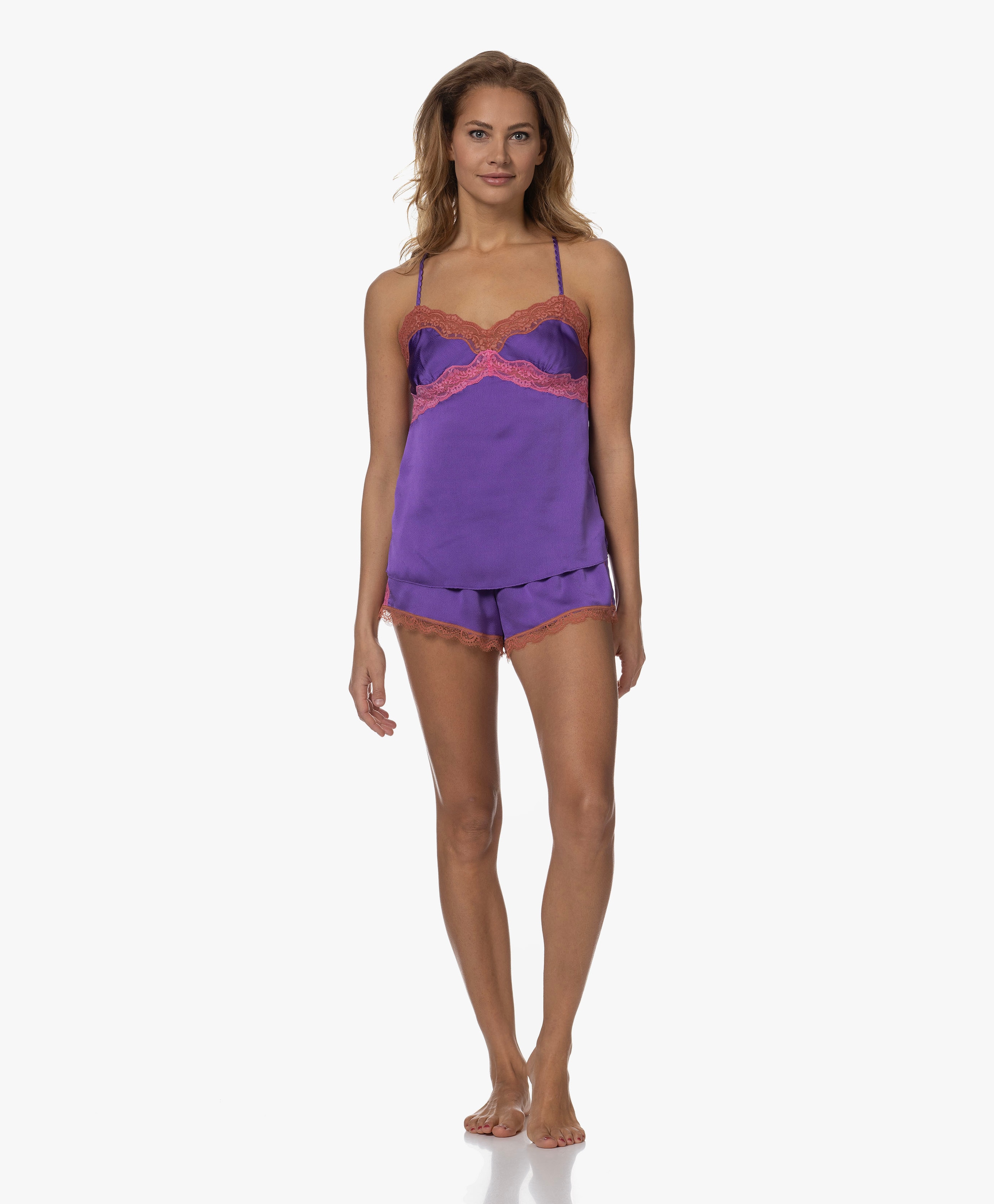 Pandora Elegant Satin Camisole Top