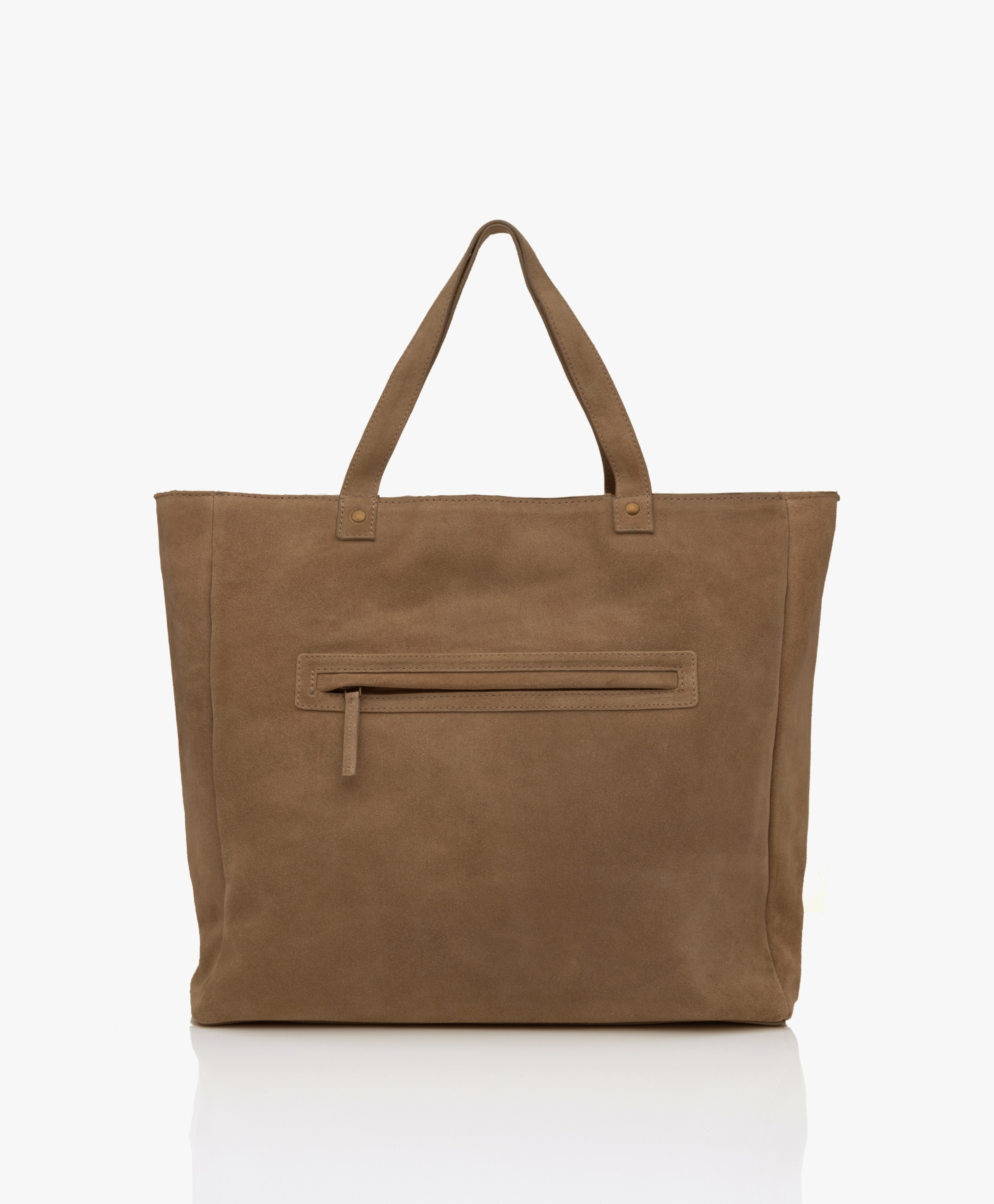 Big Suede Leather Shopper by bar PB