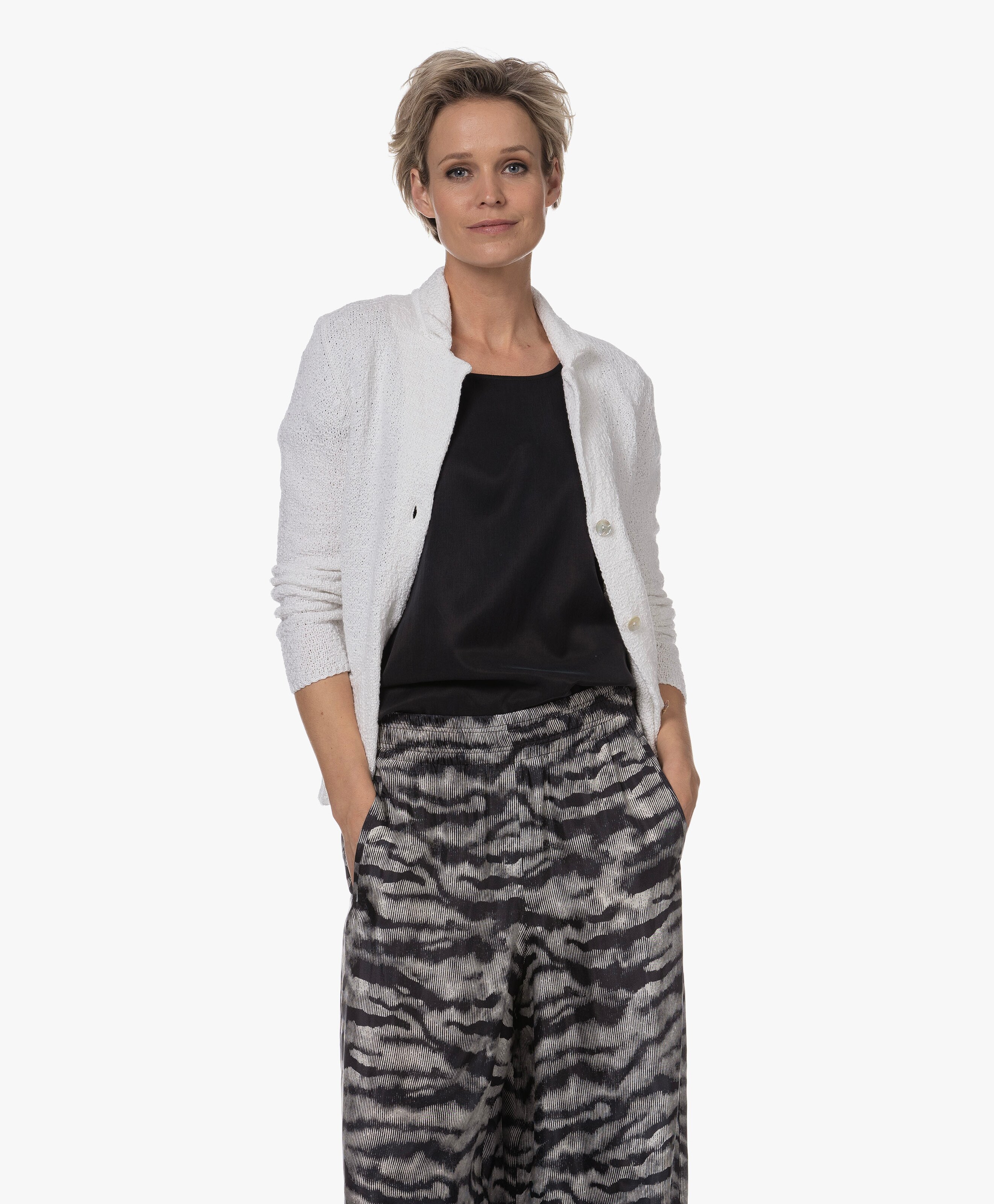 Coco Grof Gebreid Blazervest