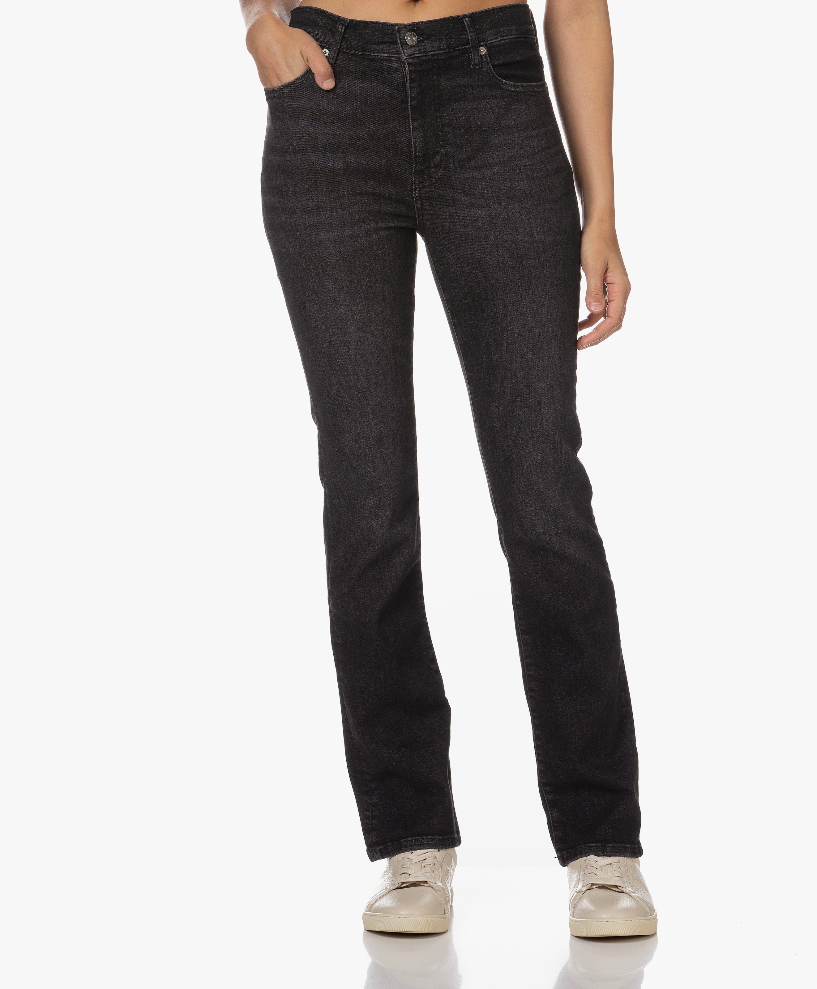 Le High Straight Long Jeans