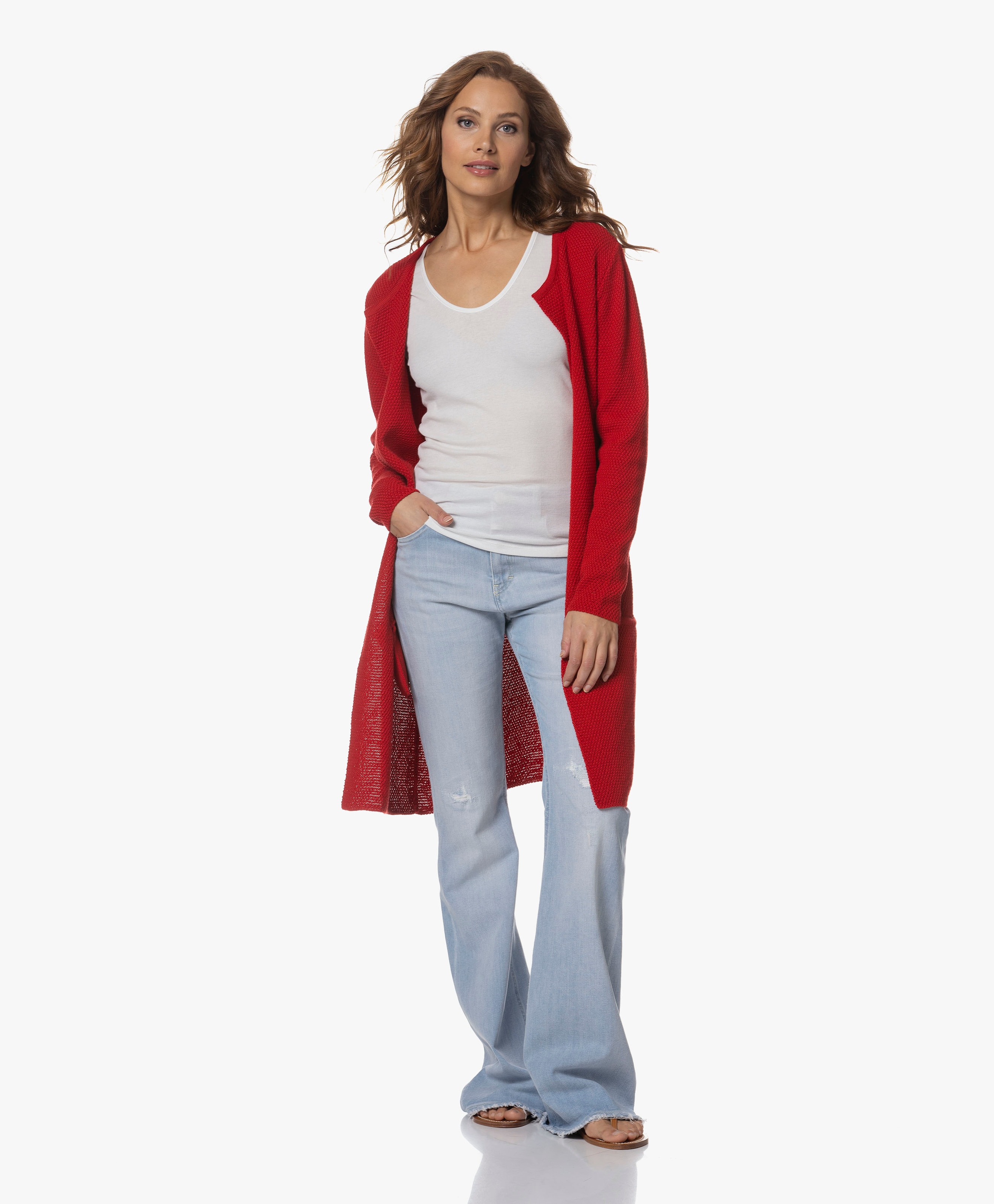 Mary Merinomix Open Vest
