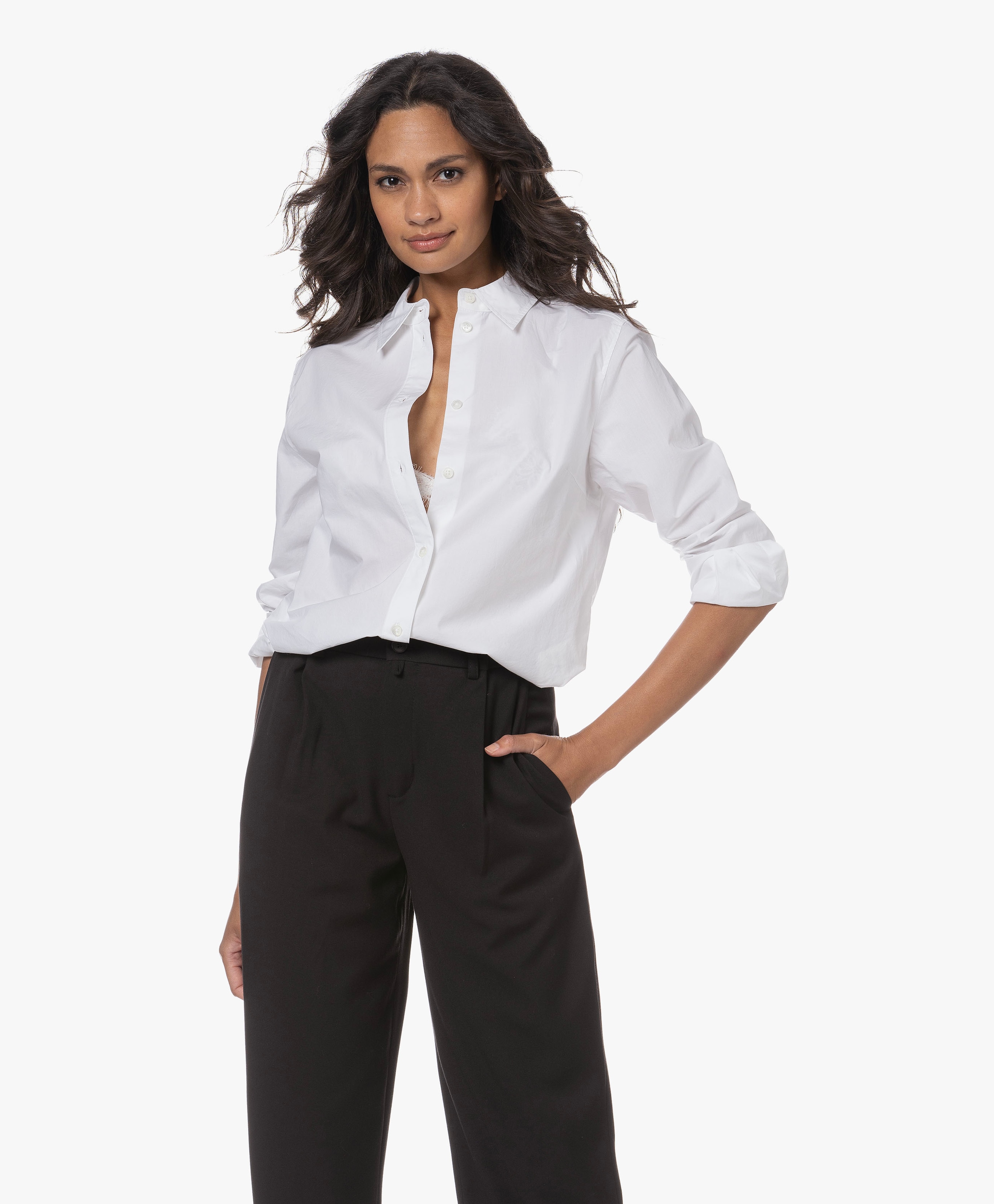 Sanah Cotton Poplin Shirt
