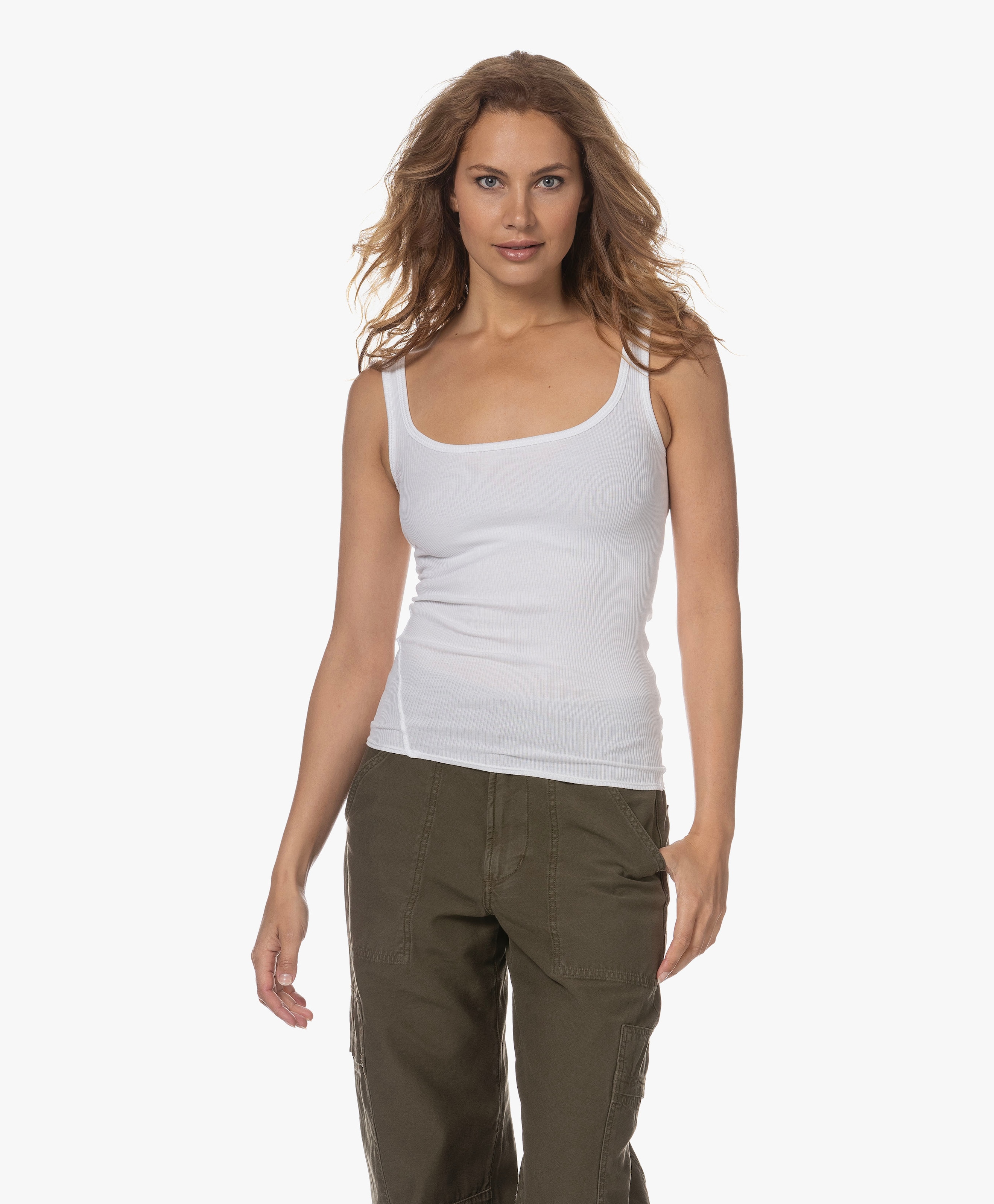 The Essential Rib Tank Top rag bone PB