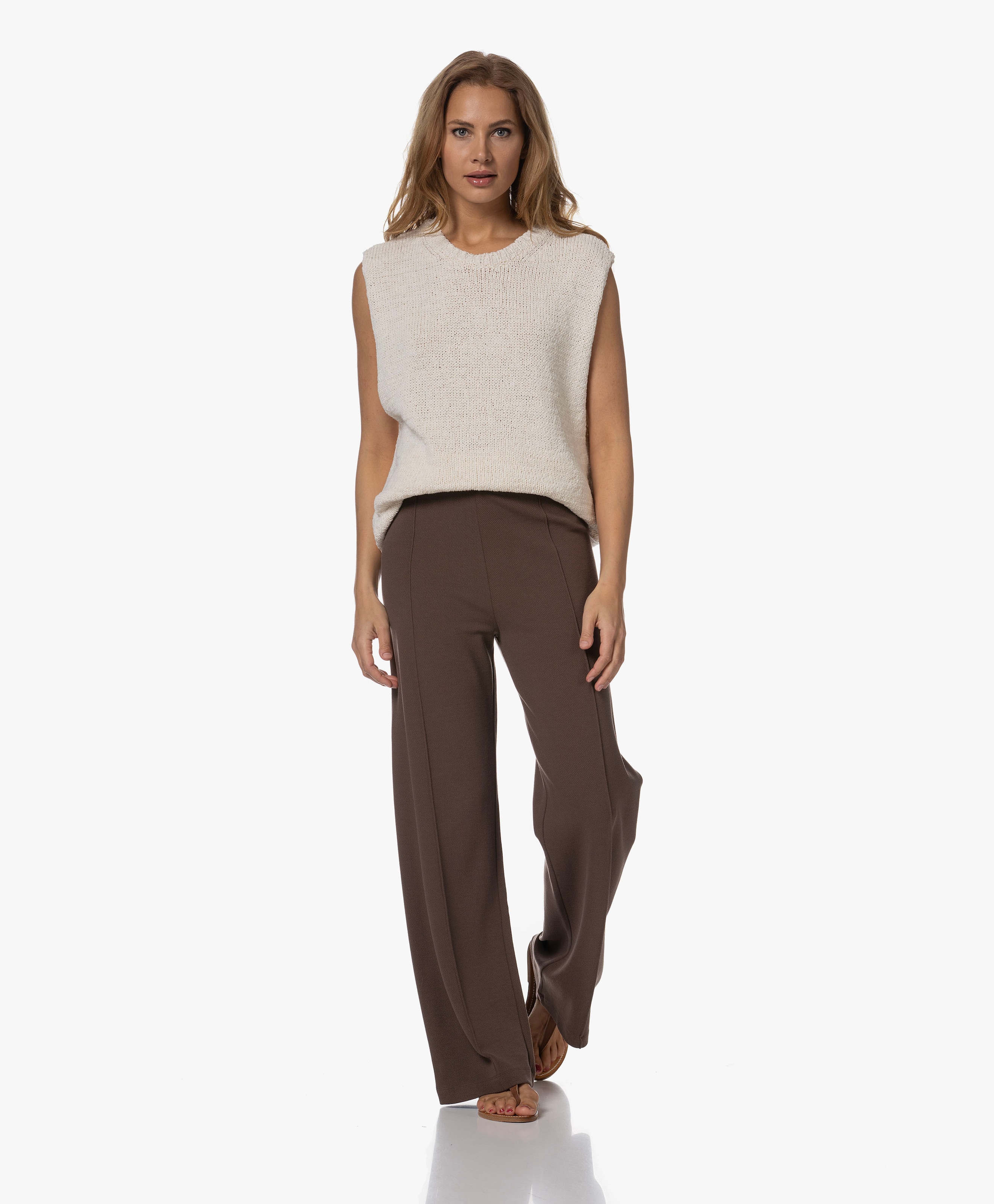 Tatum Grof Gebreide Top