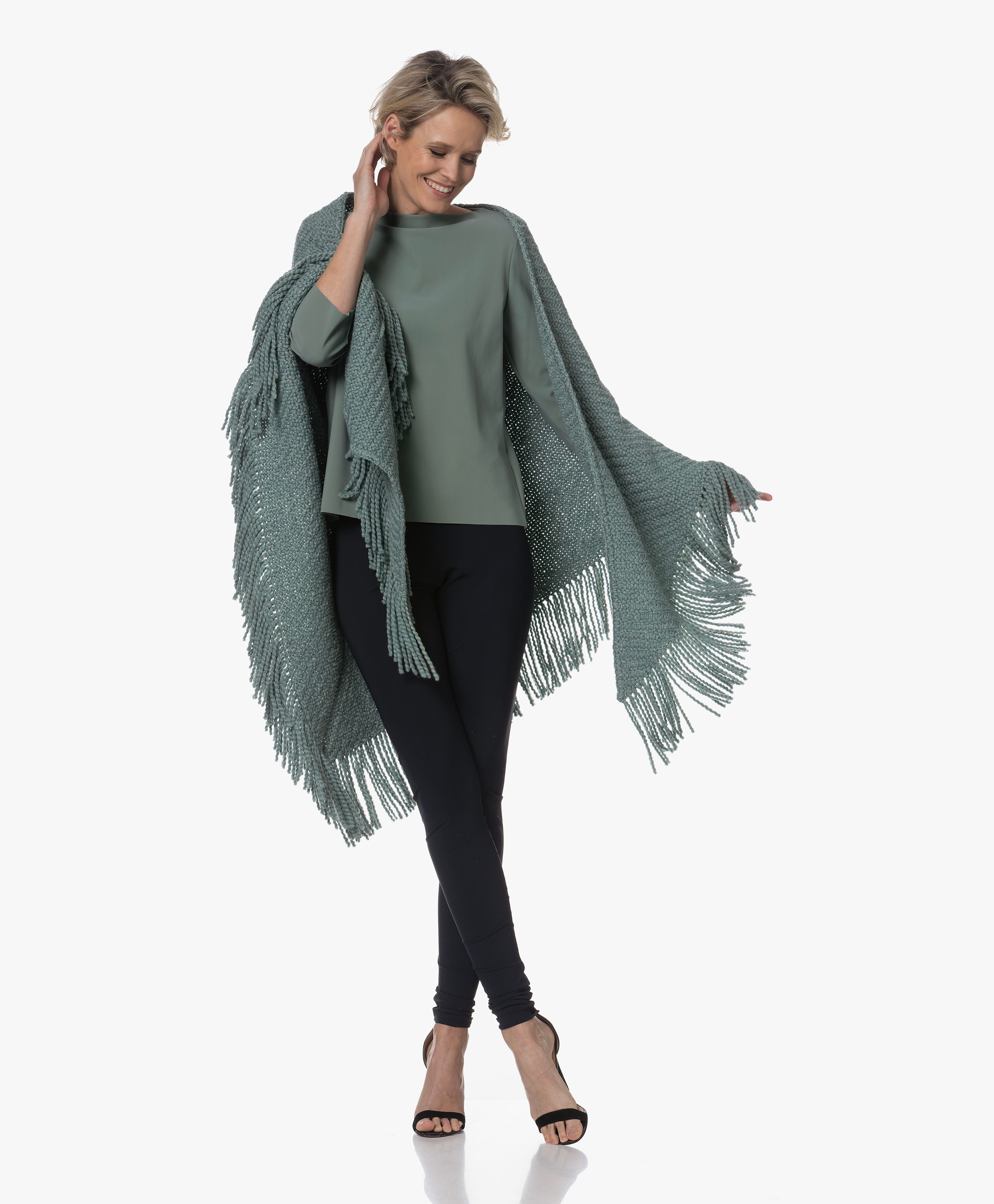 Merino Wolmix Poncho