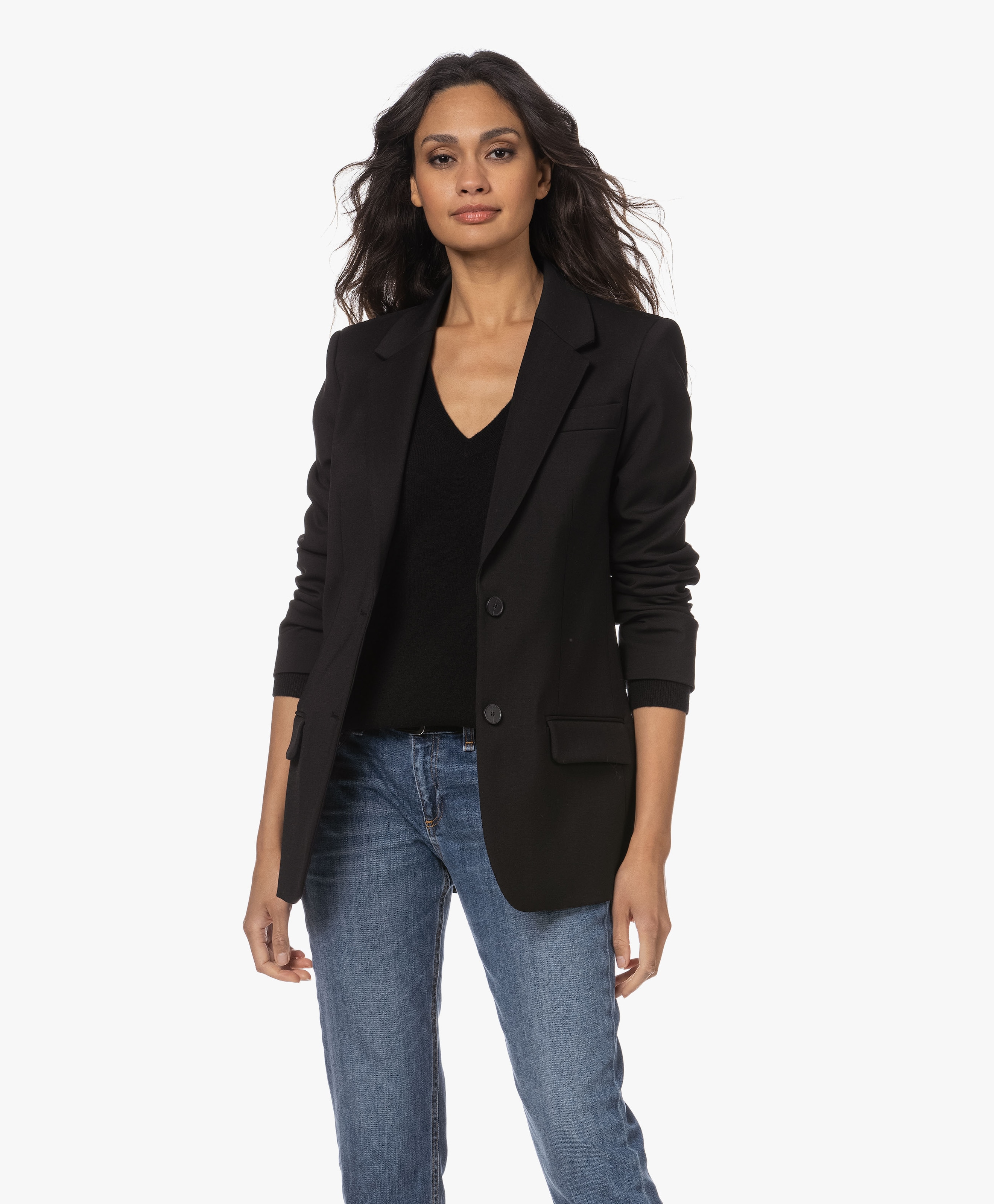 Jackie Scheerwollen Gabardine Blazer