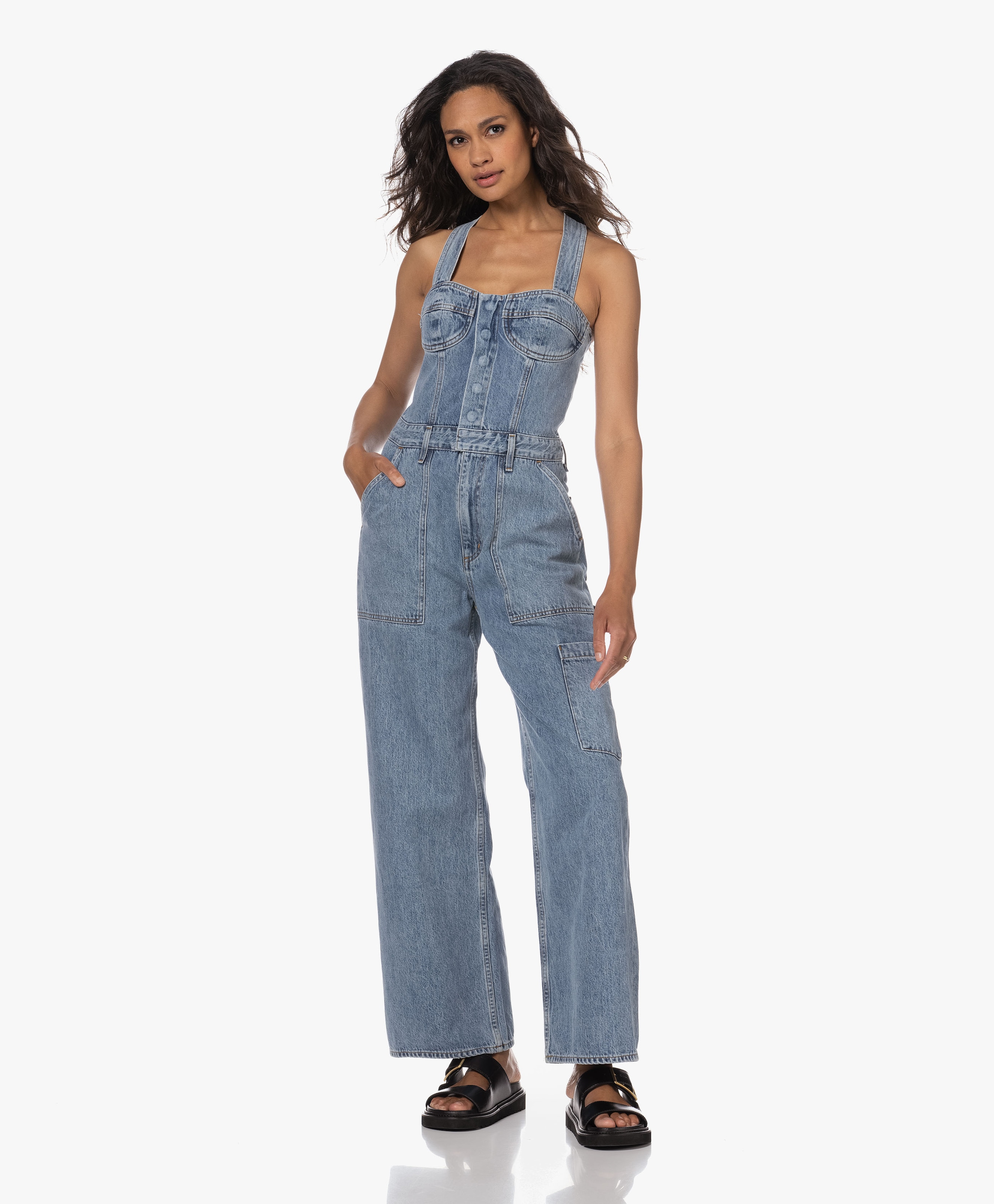 Pandora Jeans Jumpsuit – Blauw