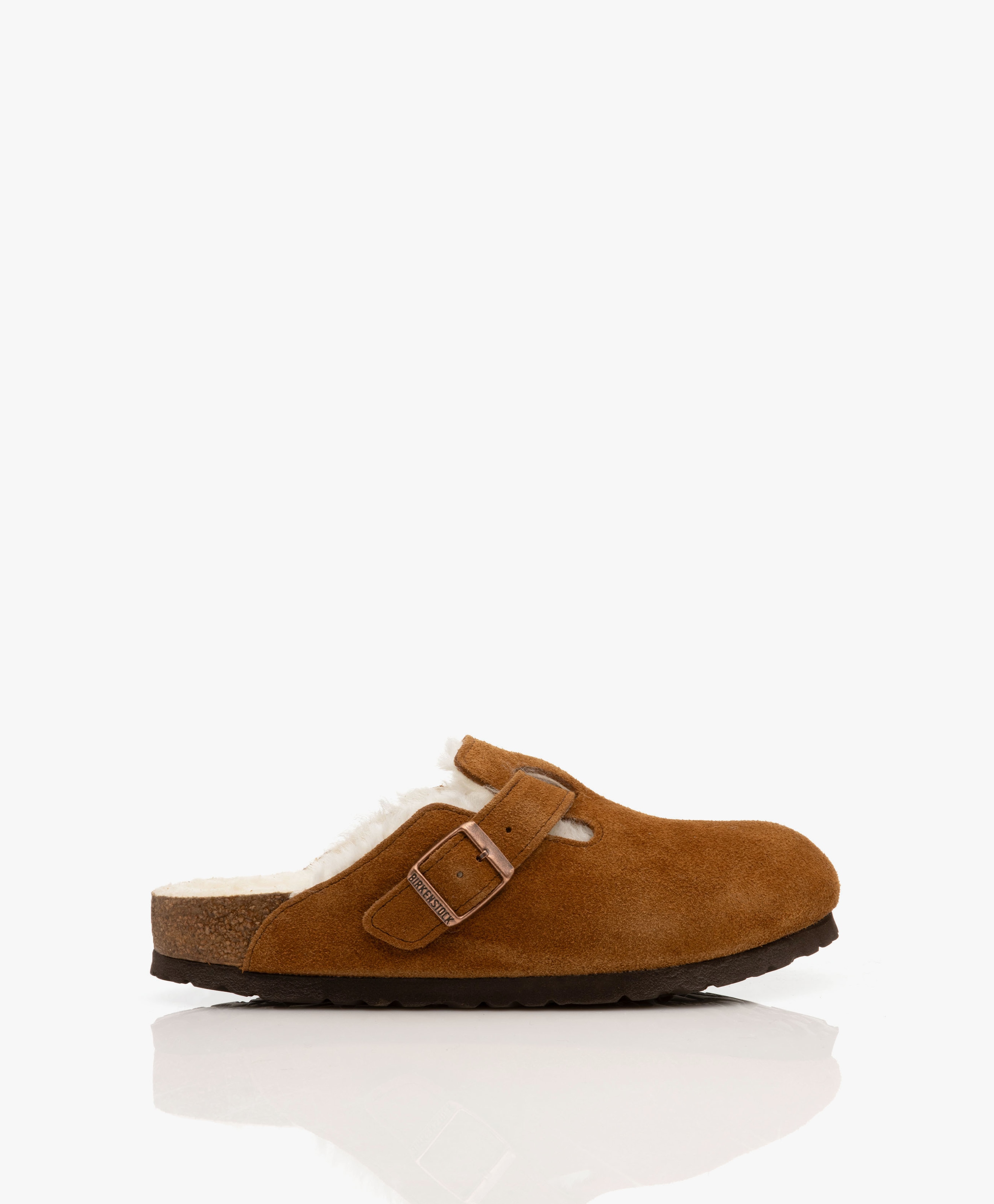 Boston Shearling Suede Sandals