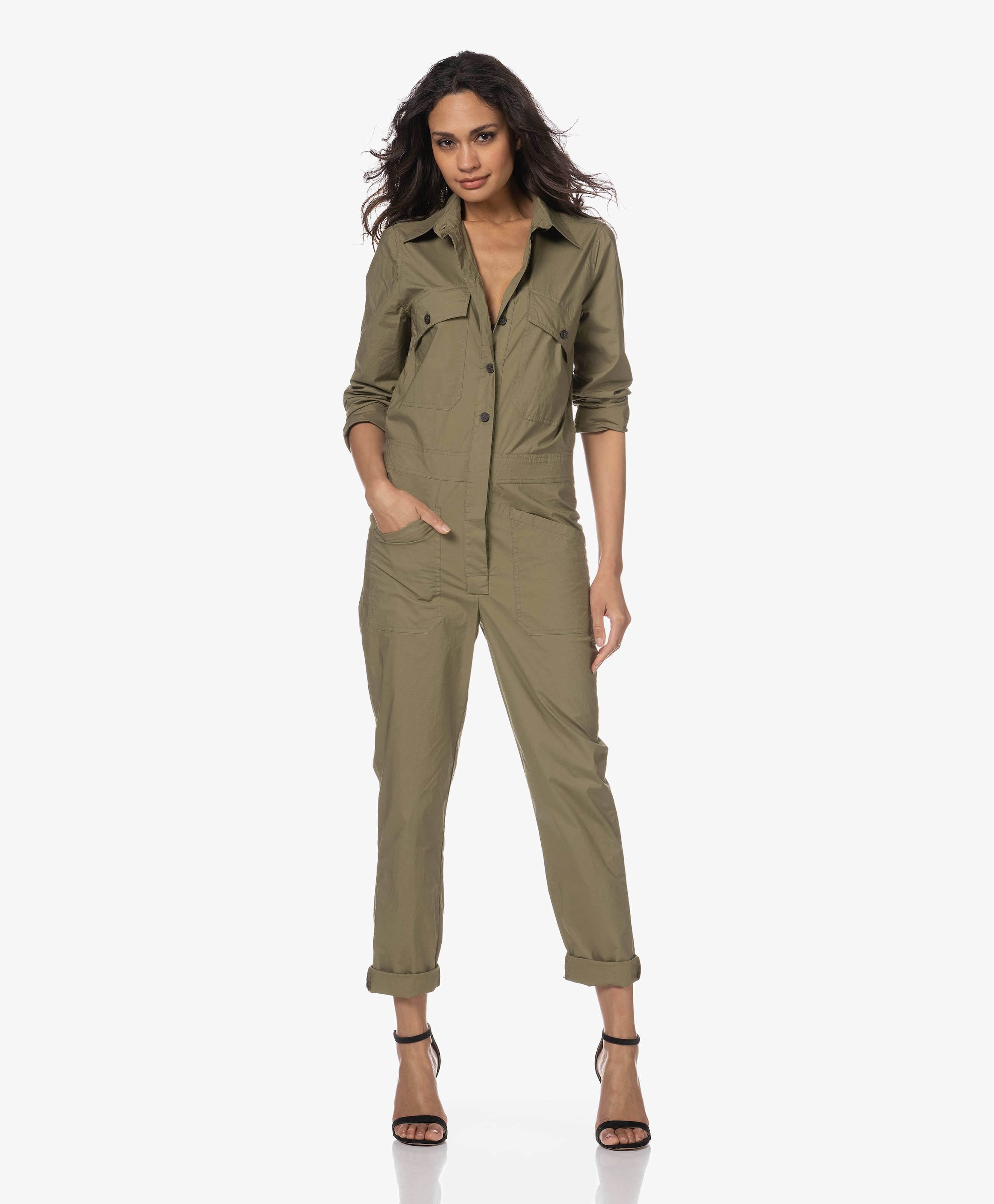 Brianna Paper Cotton Jumpsuit