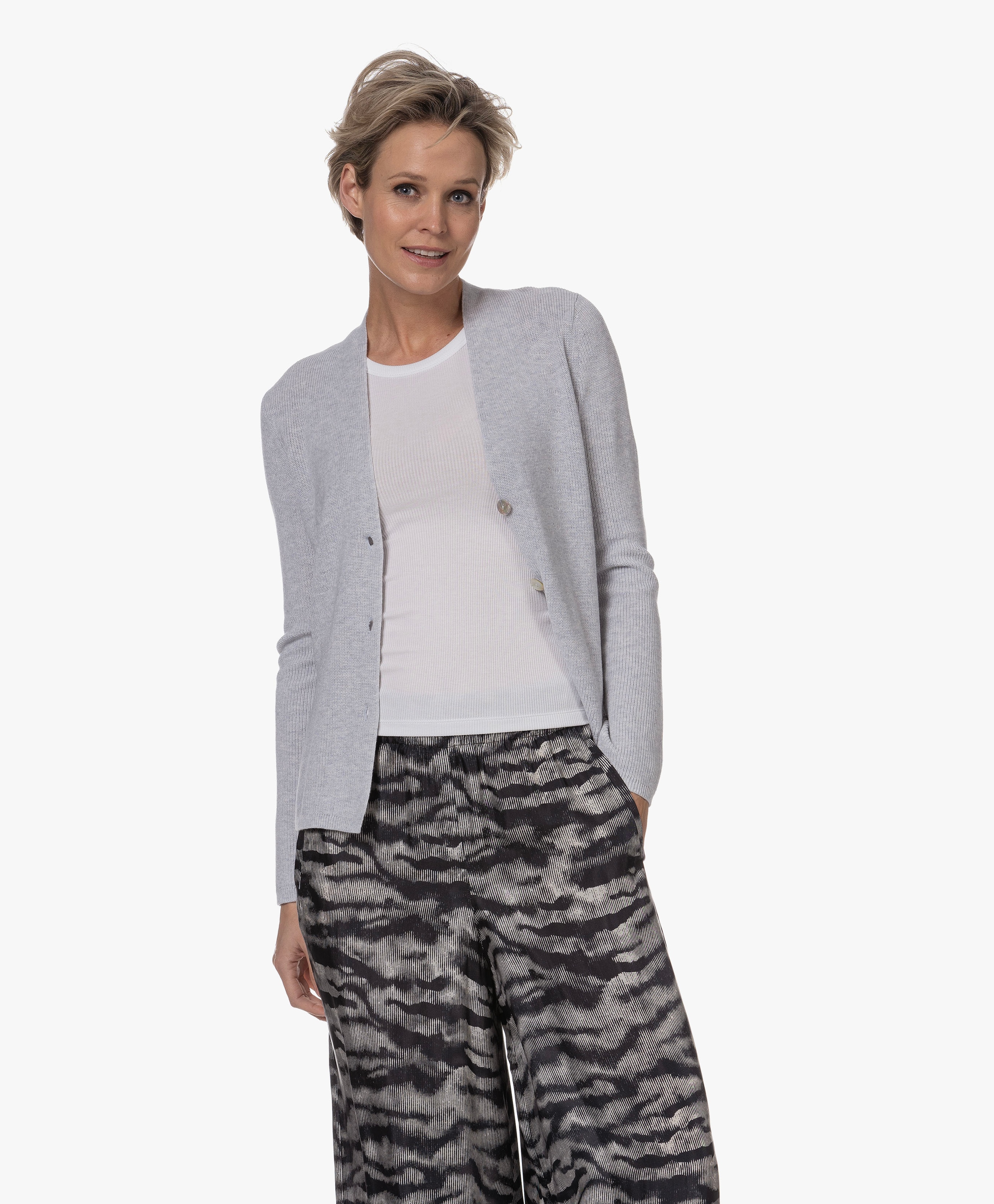 Olivia Rib Gebreid Vest