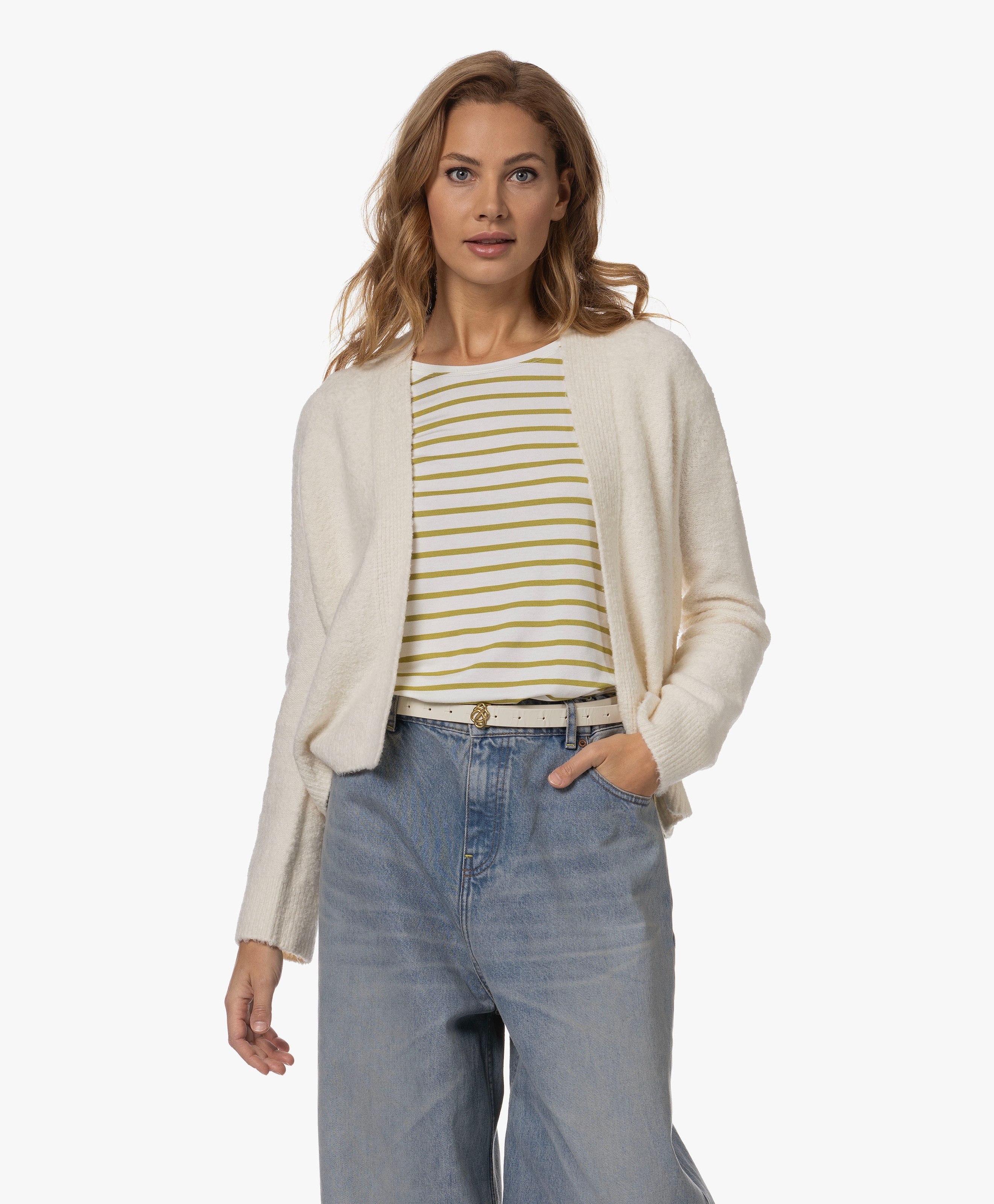 Fluffy Open Cardigan
