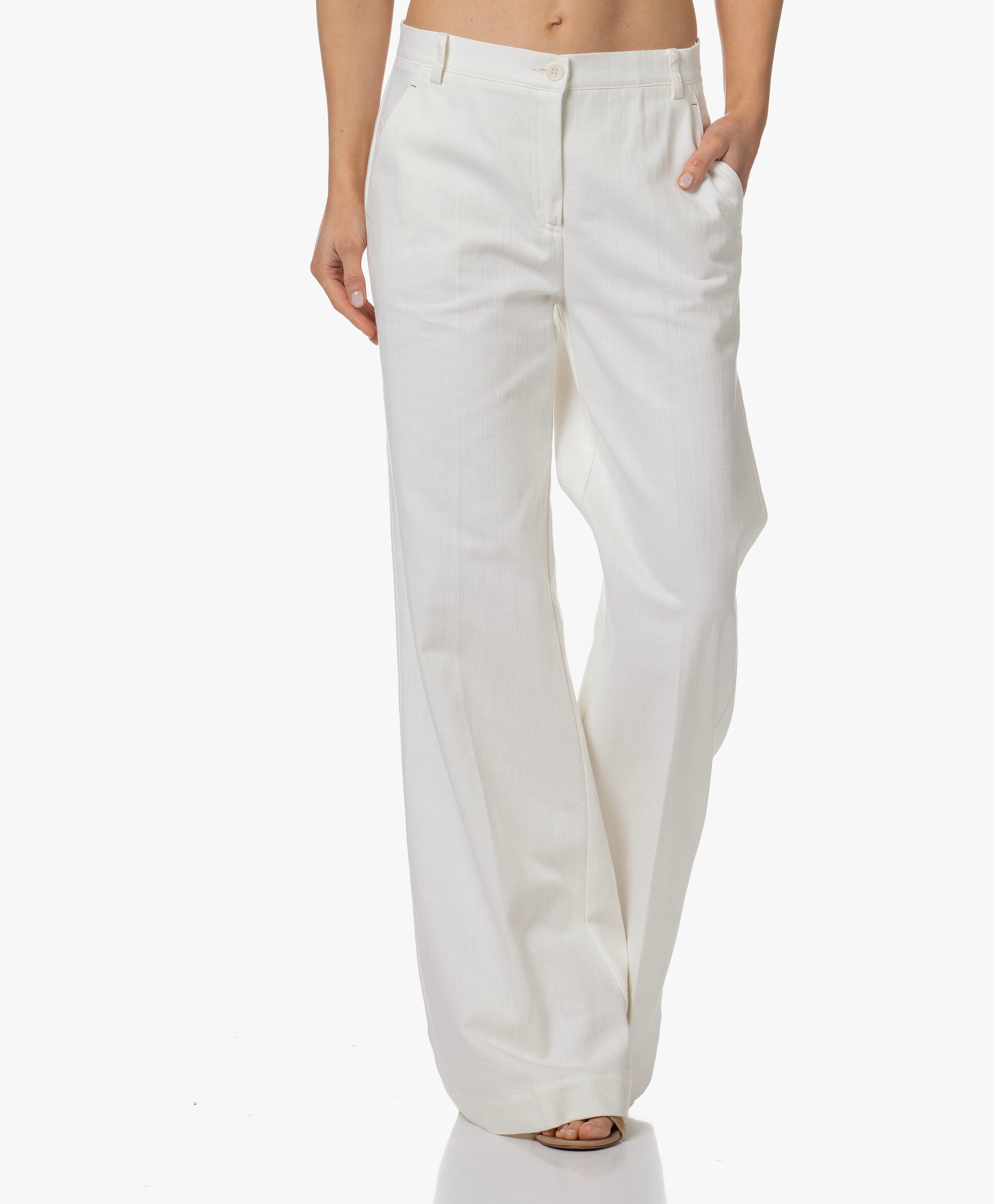 Wijde Pijpen Denim Broek