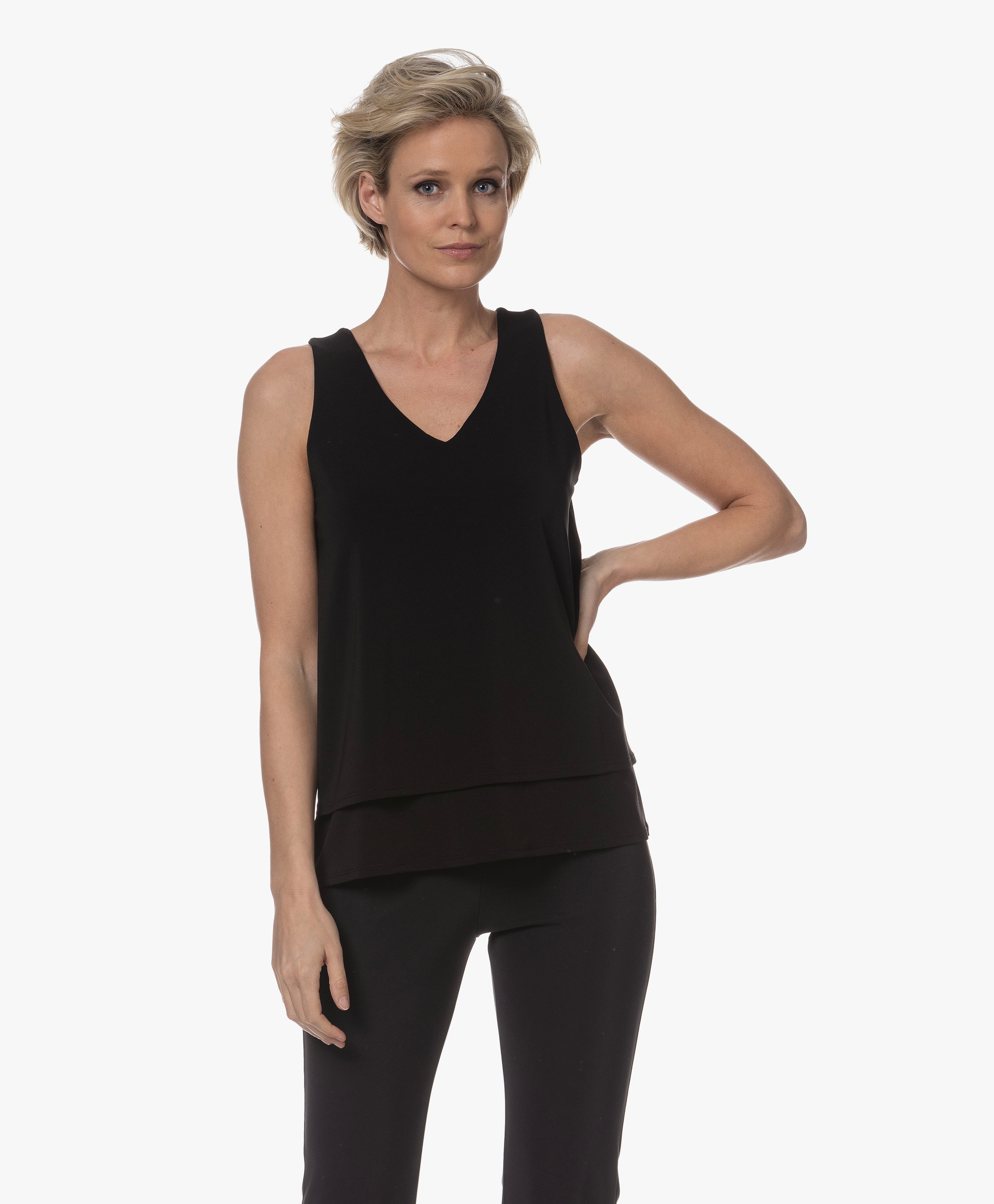 Crêpe Jersey Blousetop