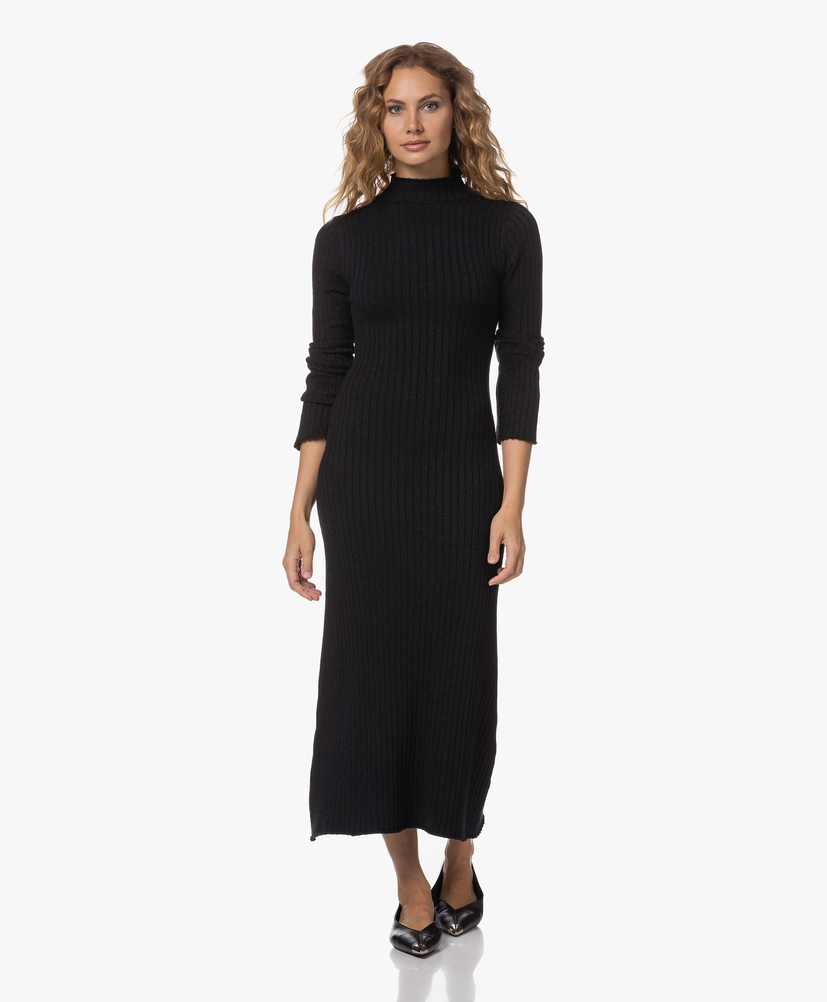 Rib Knitted Maxi Dress