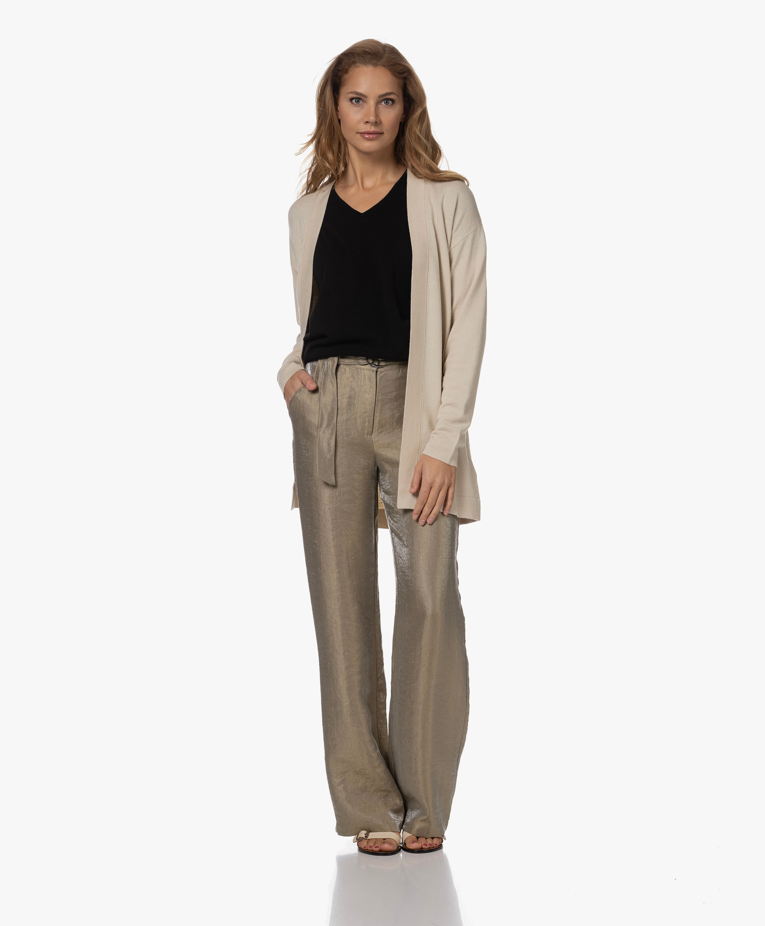 Evira Middenlang Vest