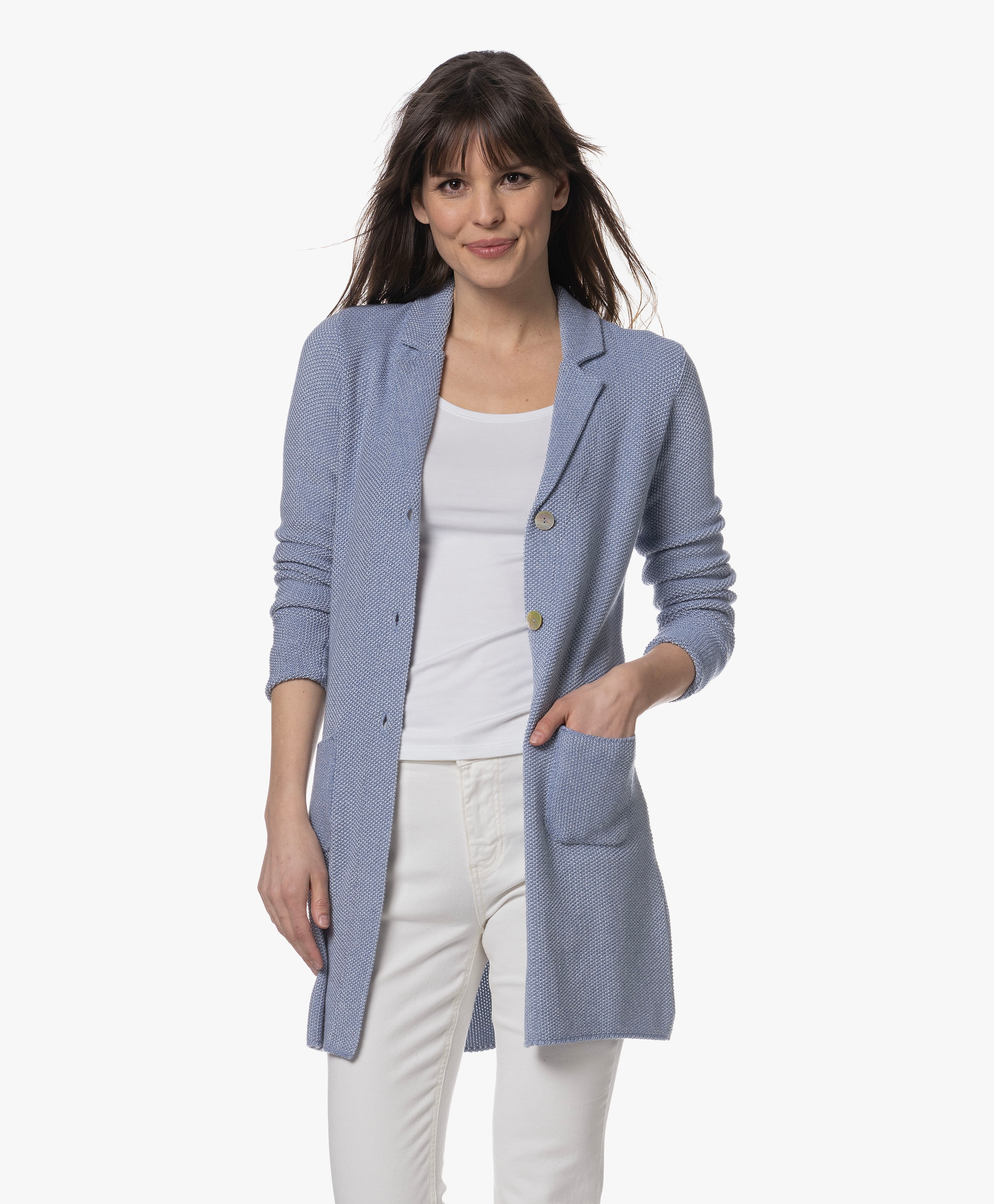 Suite Gerstekorrel Doorknoopvest