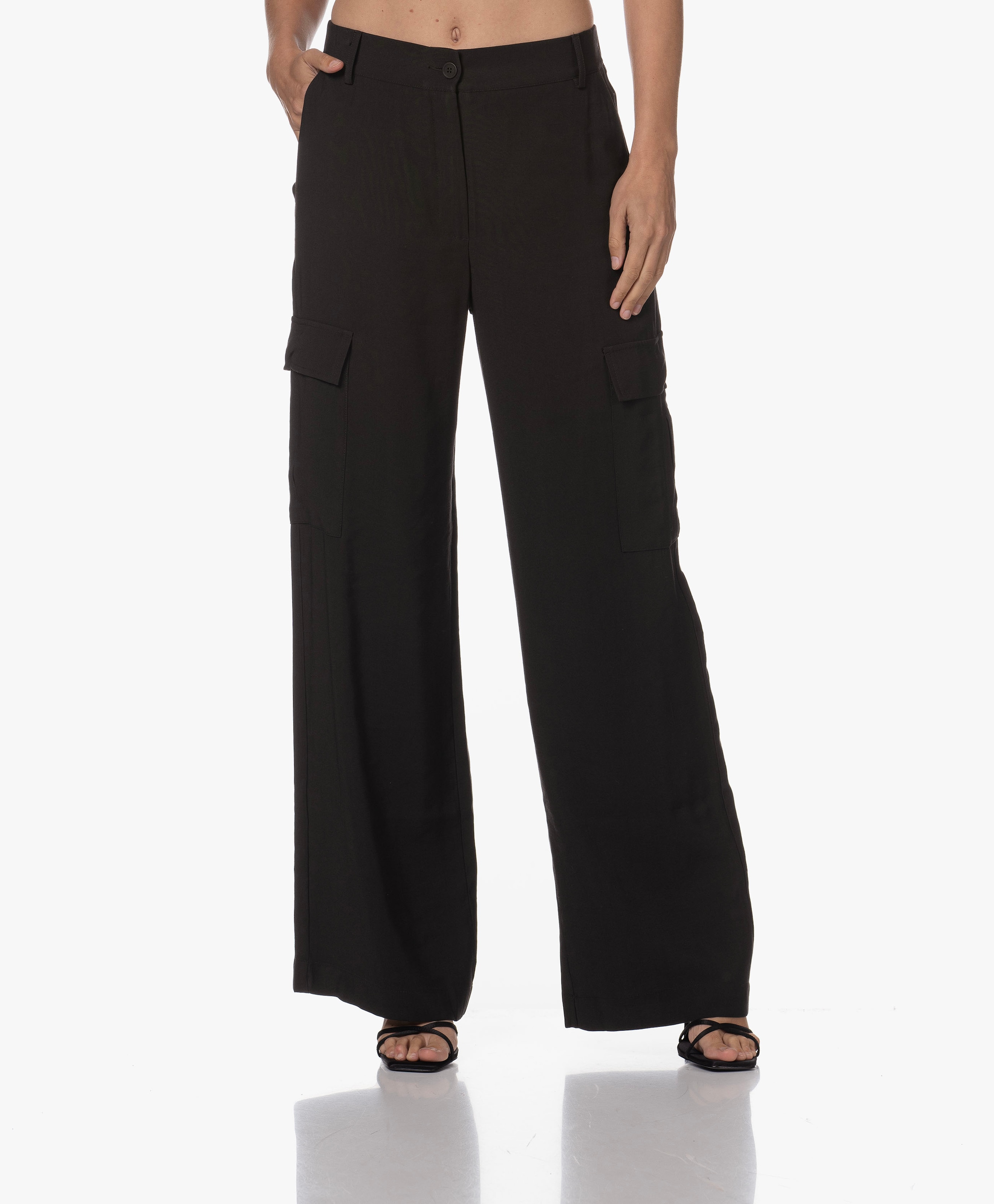 Viscose Twill Cargo Broek