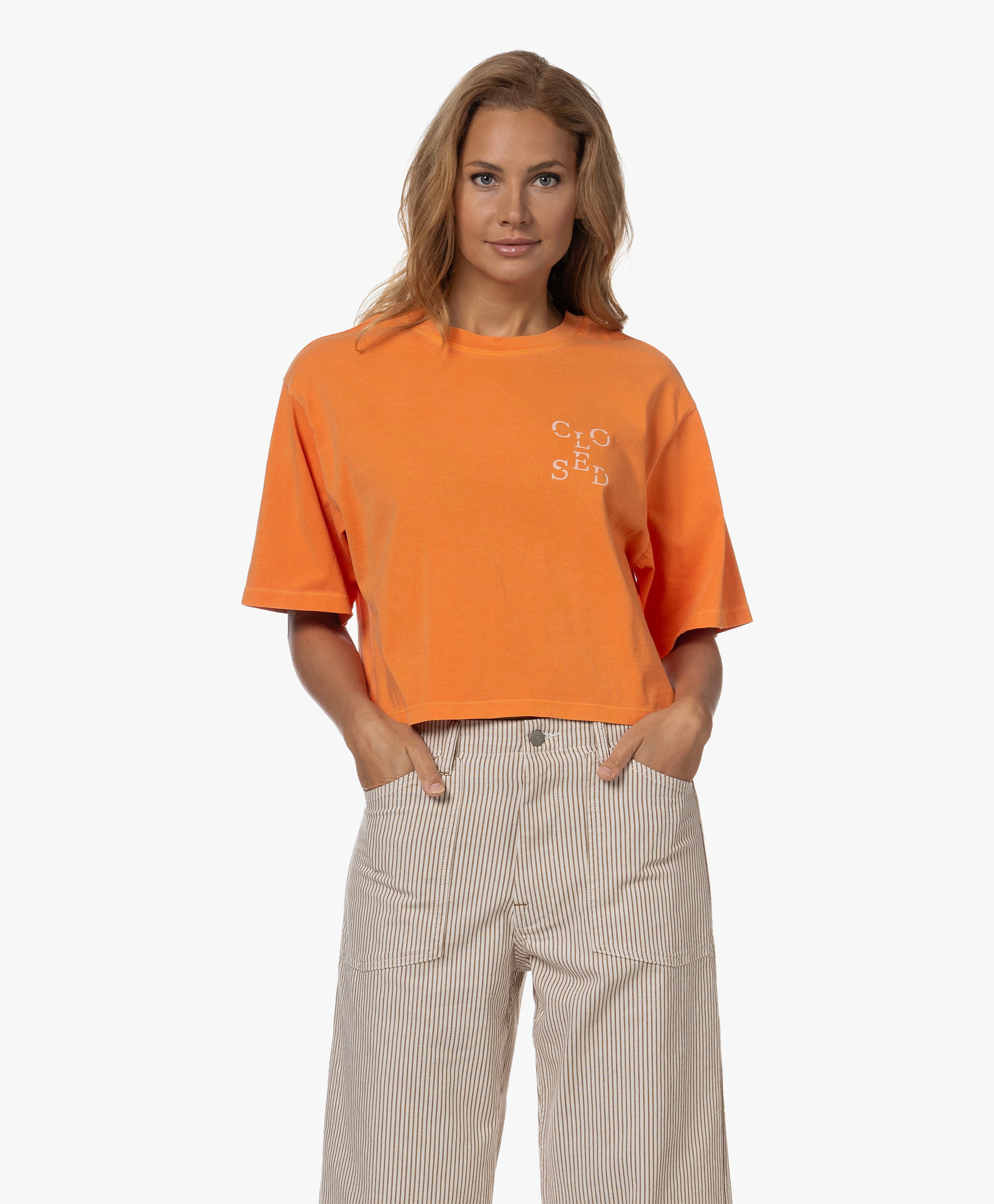 Cropped T-Shirt Logoprint
