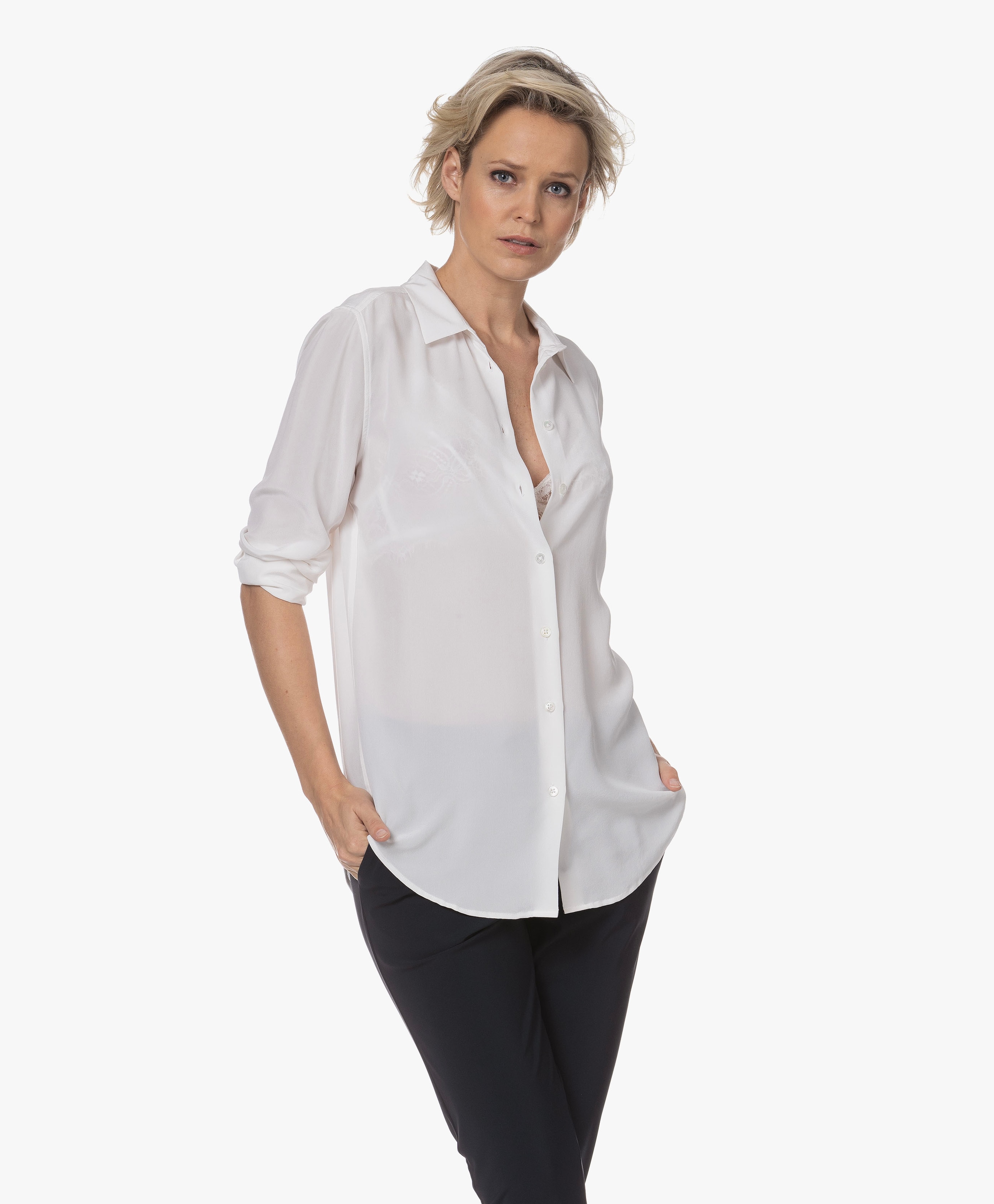 Essential Zijden Blouse