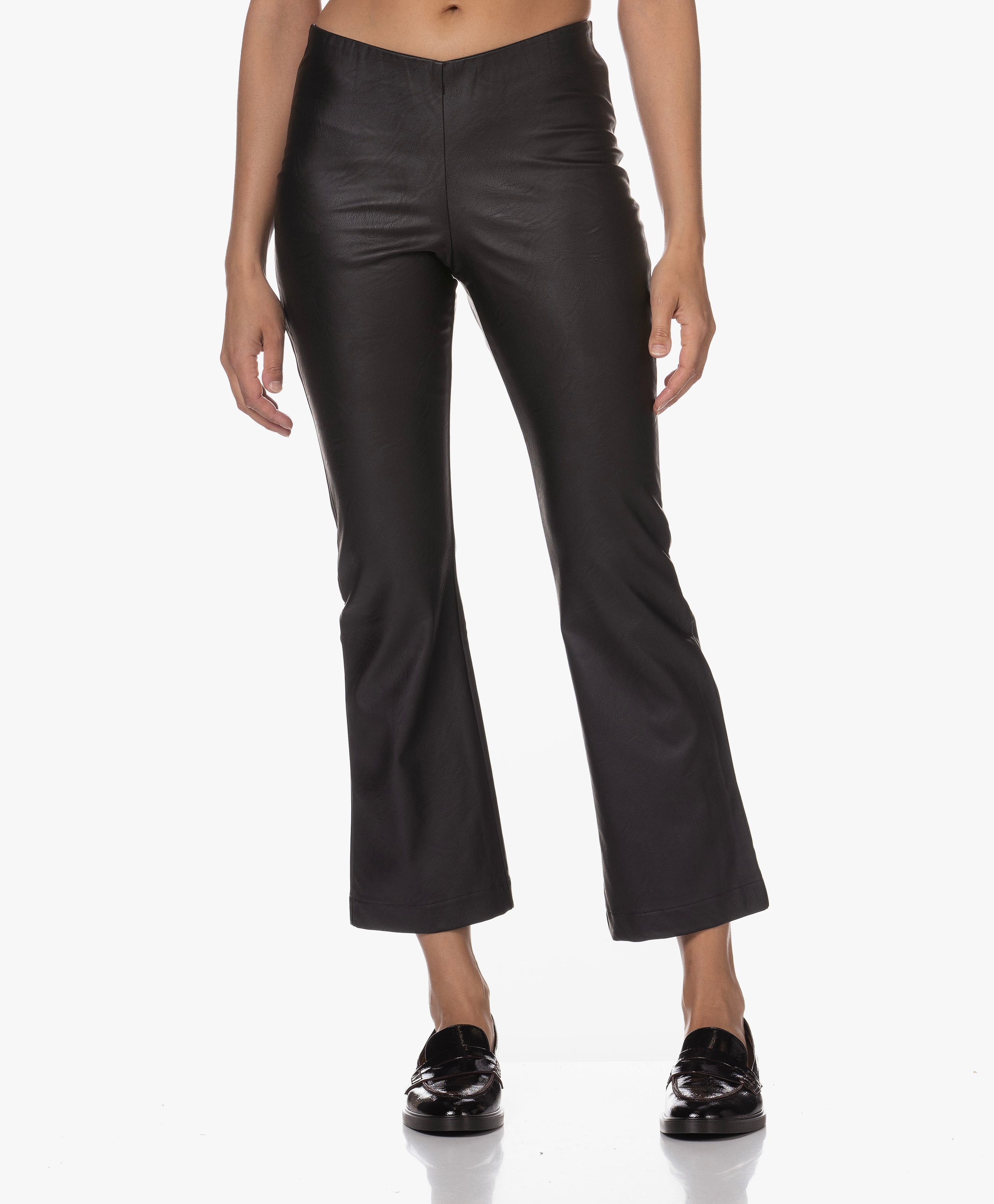 Britney Faux Leather Trousers