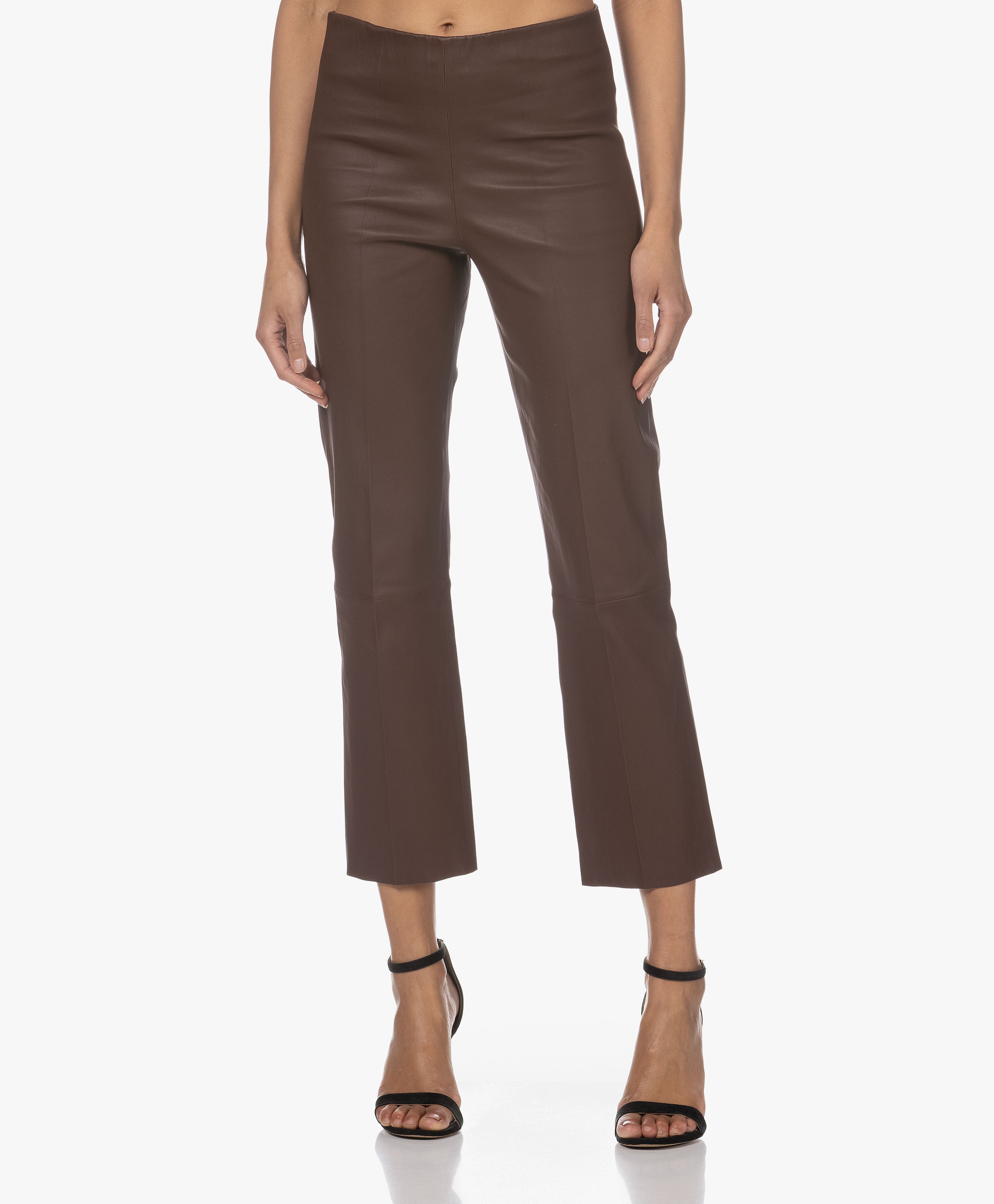 By malene birger leather pants store