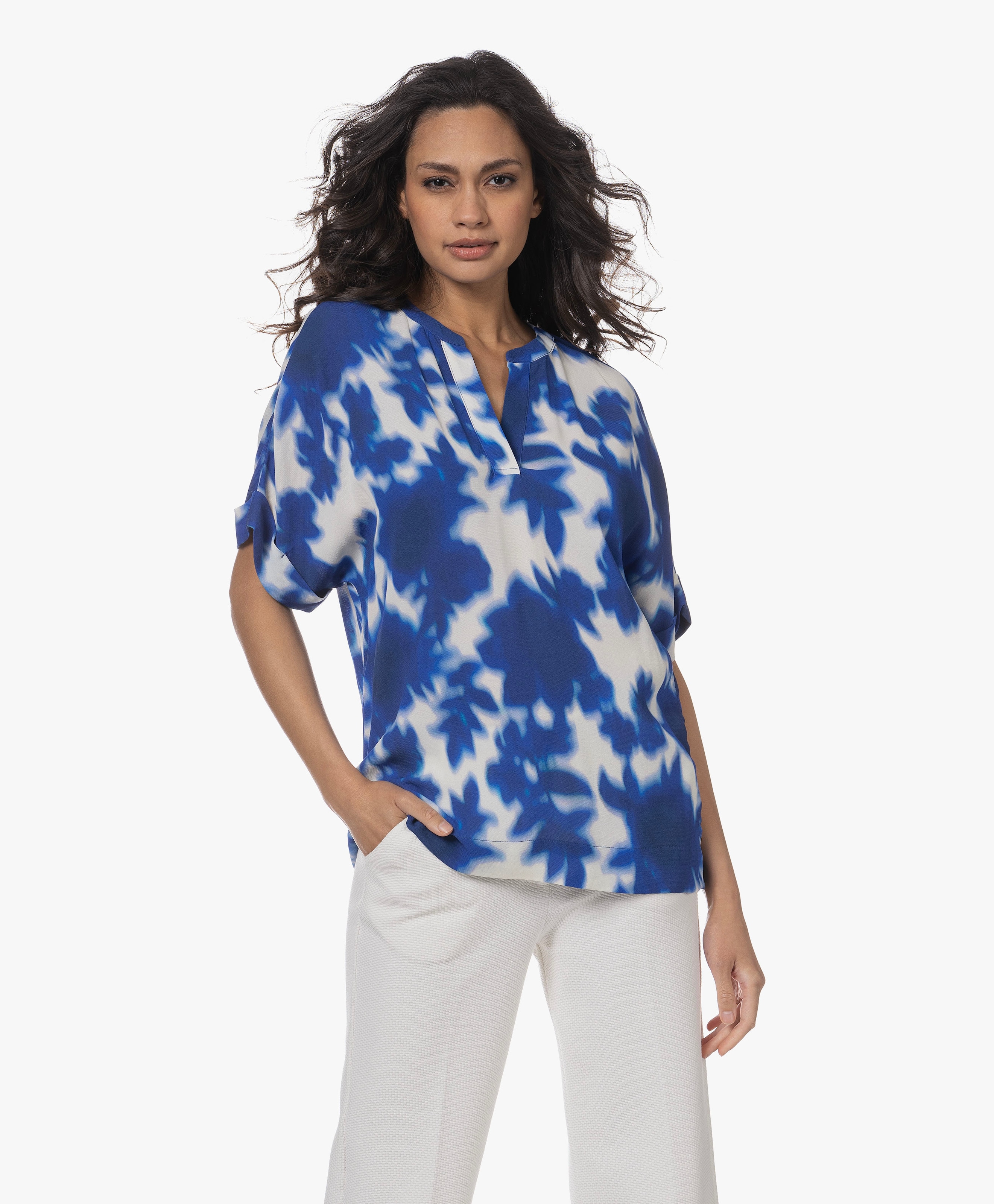 Karen Viscose Print Blouse