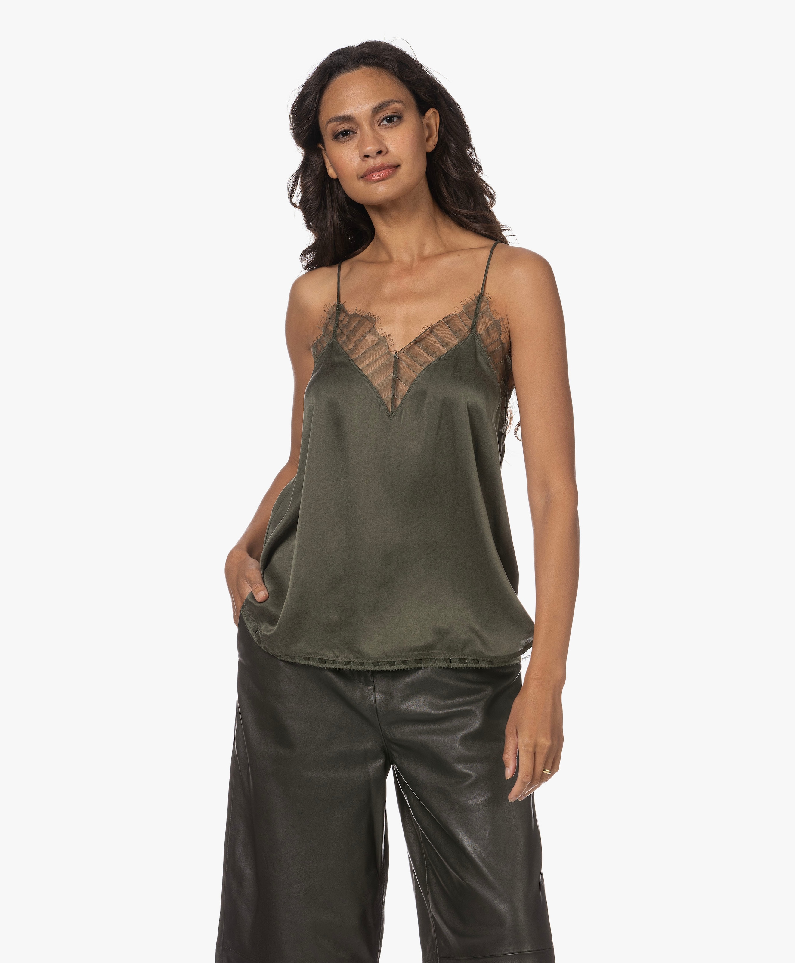 Berwyn Zijden Camisole