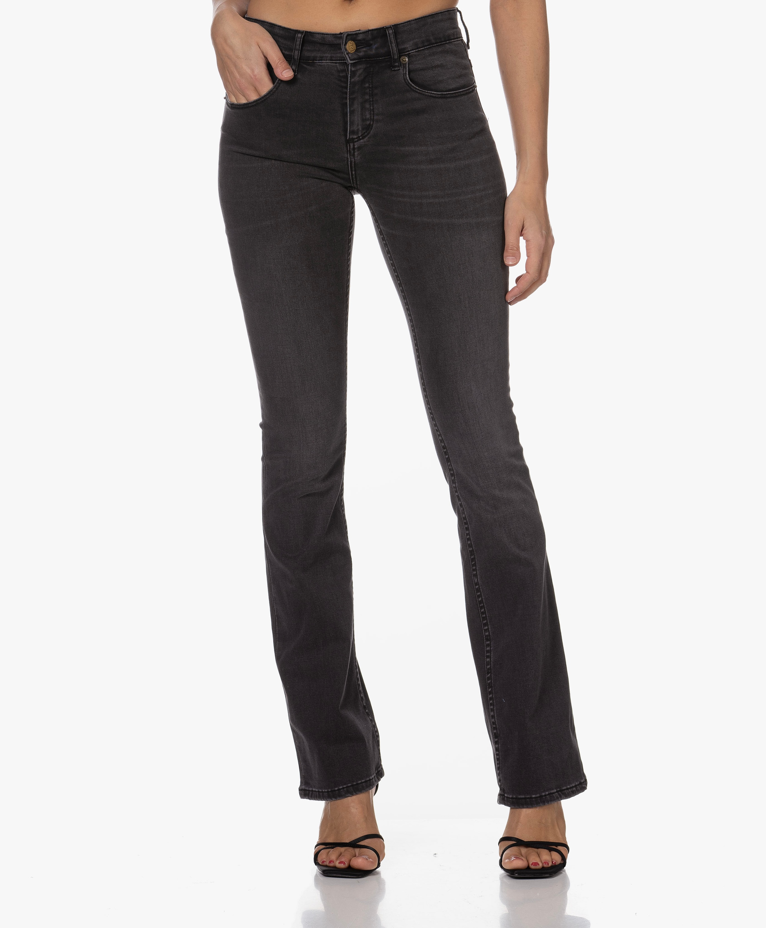 Melrose Kilian Mid High Flare Jeans