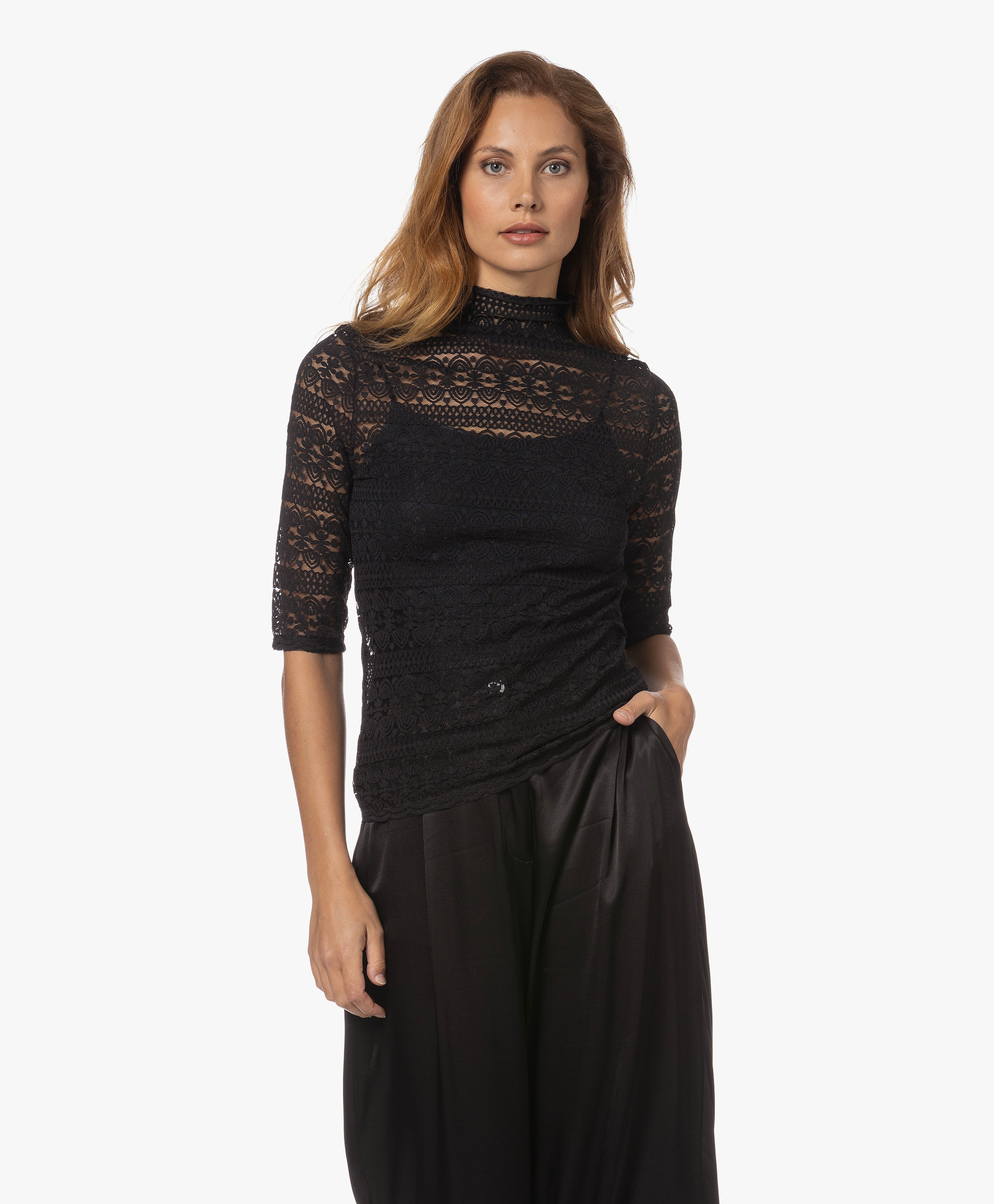 Stretch Kanten Top